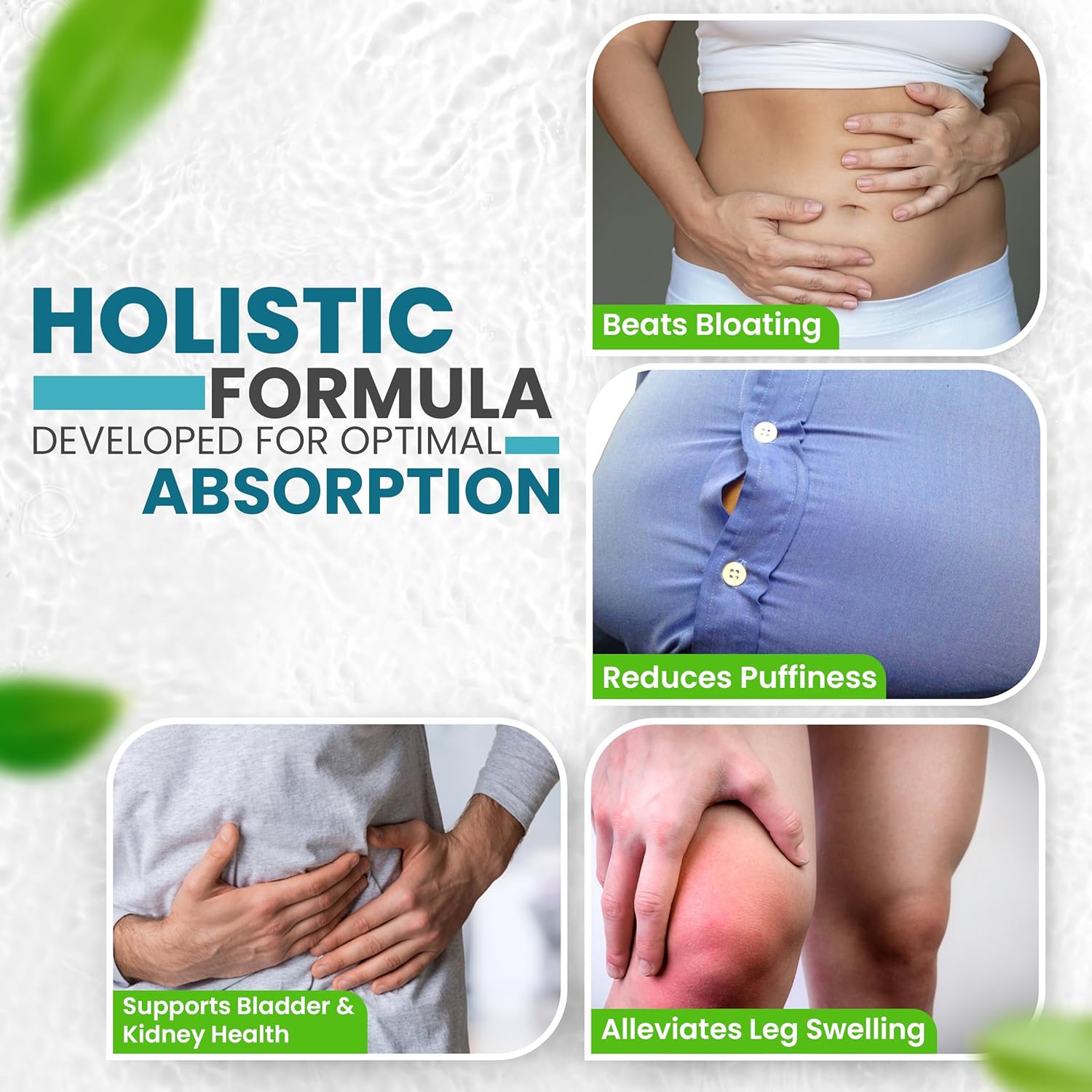 Premium Diuretic Water Pills for Weight Management - 12 Active Ingredients for Bloat Relief, Water Retention Support - 60 Capsules - Espot.com.au