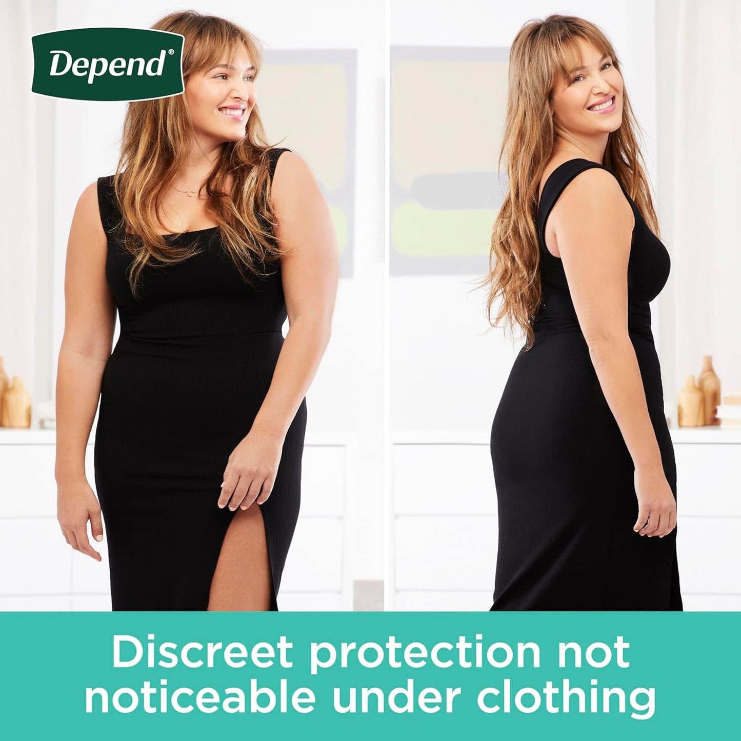 Depend Fresh Protection Women's Disposable Underwear, XL, 15 Count, Blush - for Incontinence & Postpartum, Maximum Protection - Espot.com.au