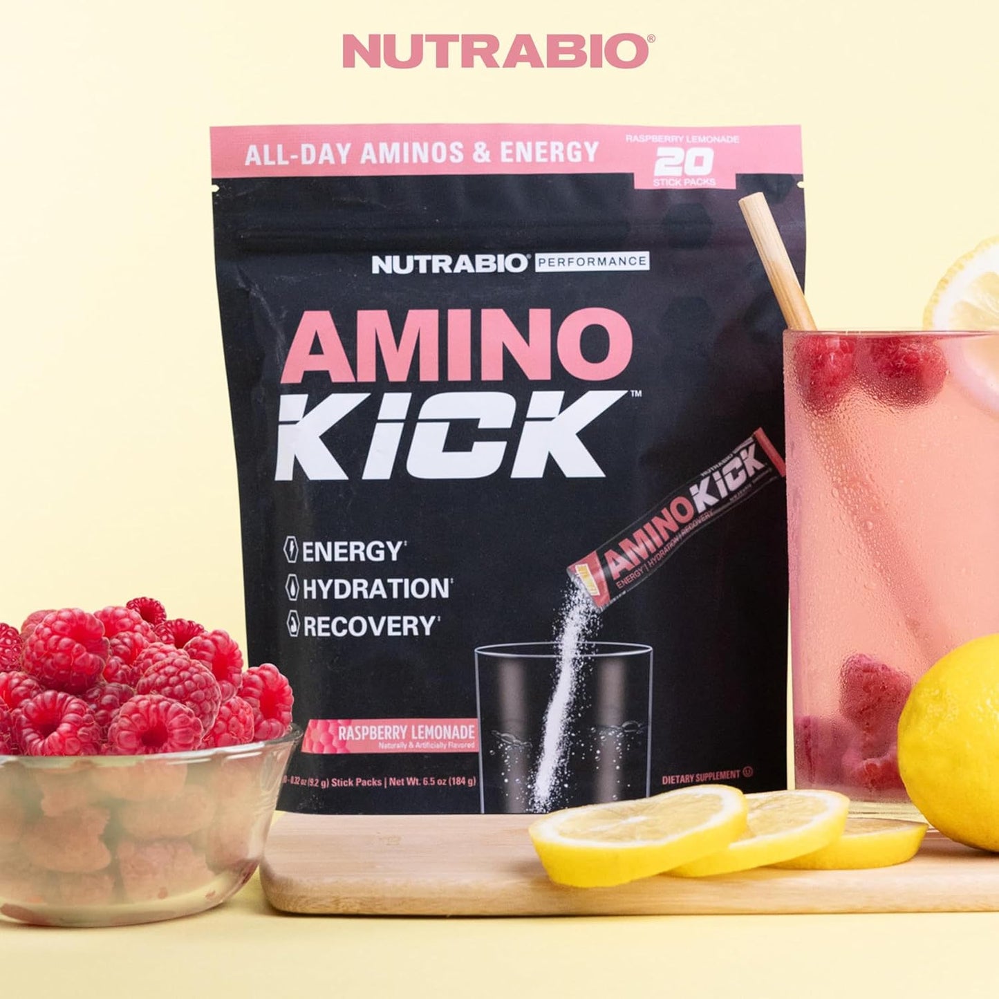 nutrabio-amino-kick-raspberry-lemonade---performance-formula-for-energy-hydration-recovery---20-servings---6g-amino-acids---muscle-building-support-4