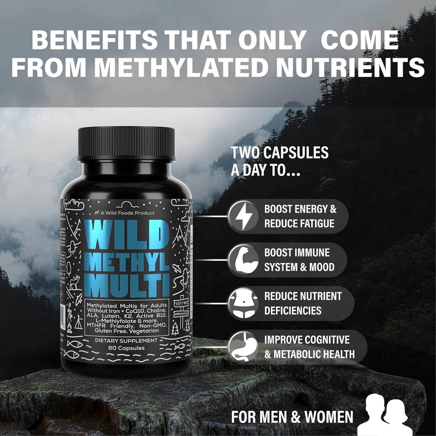 wild-methylated-multivitamin-for-women-men-mthfr-supplement-daily-multi-vitamin-without-iron-includes-b12-folate-vitamin-c-a-k2-d-e-choline-biotin-more-60-capsules-2