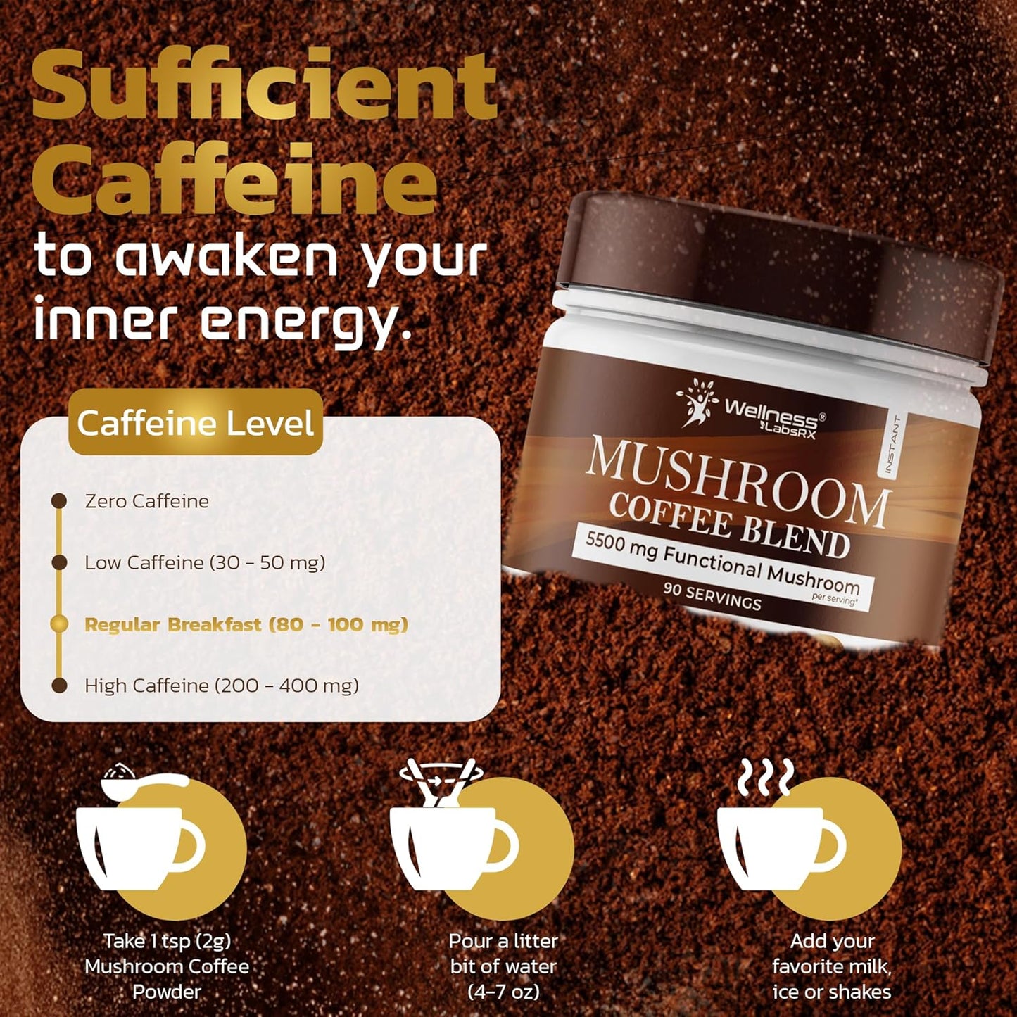 organic-mushroom-coffee-blend-with-lions-mane-chaga-reishi---colombian-keto-coffee-with-7-superfood-mushrooms---wellness-labsrx-90-servings-4