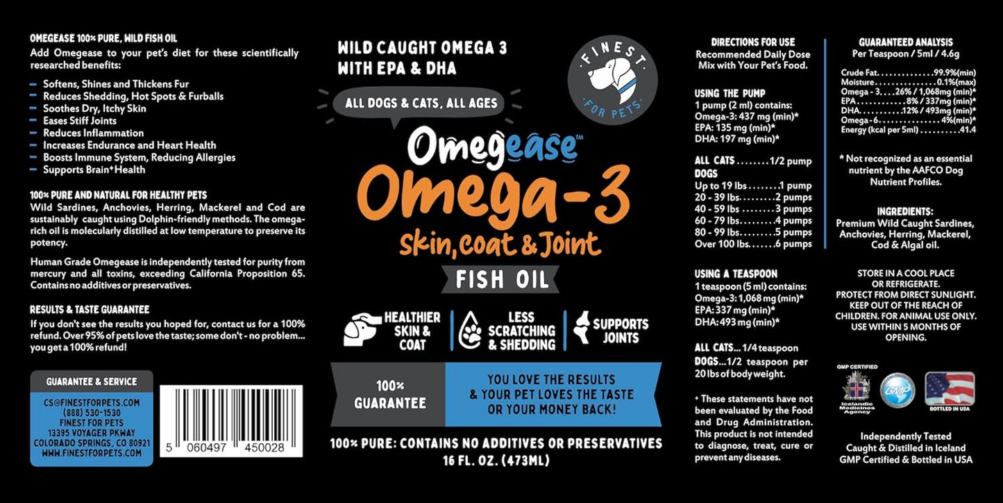 pure-omega-3-fish-oil-for-dogs-cats---skin-coat-supplement-for-itching-shedding-joints-immune-health---16-oz-9
