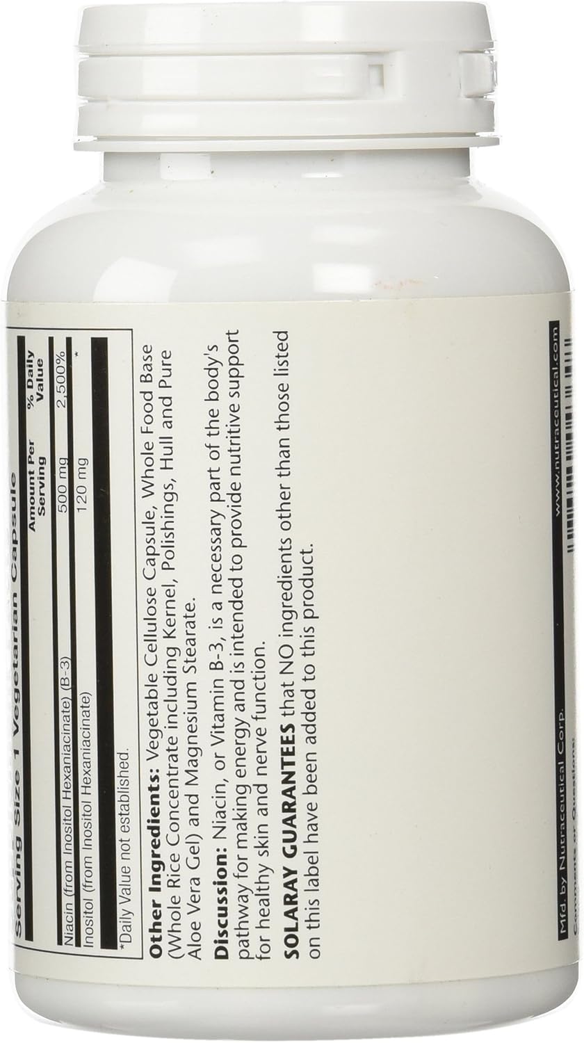 solaray-no-flush-niacin-500-mg---100-capsules---non-flushing-vitamin-b3-supplement-for-cardiovascular-health-and-energy-support-2