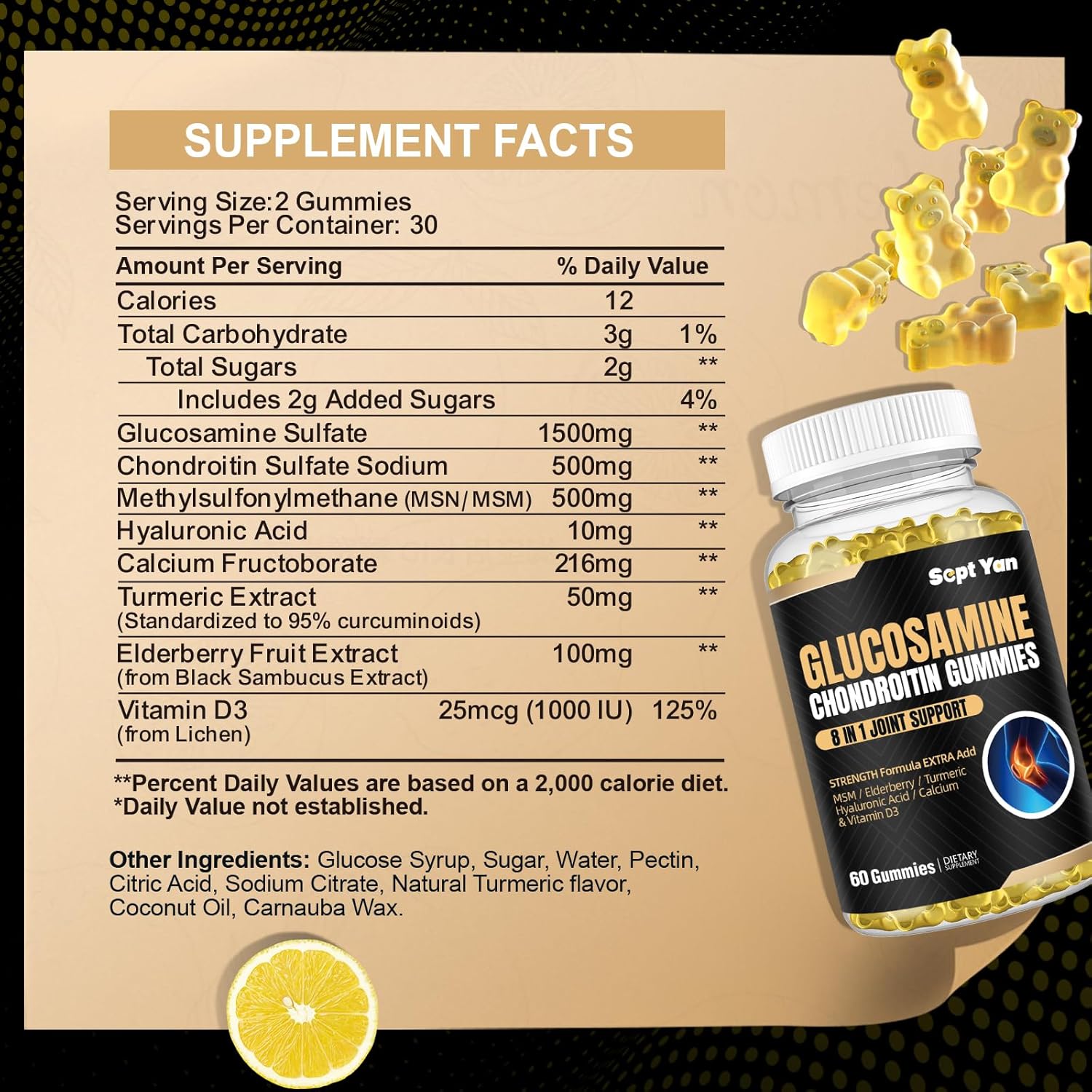 extra-strength-glucosamine-chondroitin-gummies---joint-support-supplement-with-msm-elderberry-turmeric---vegan-cartilage-immune-support---easy-to-swallow---60-count-2