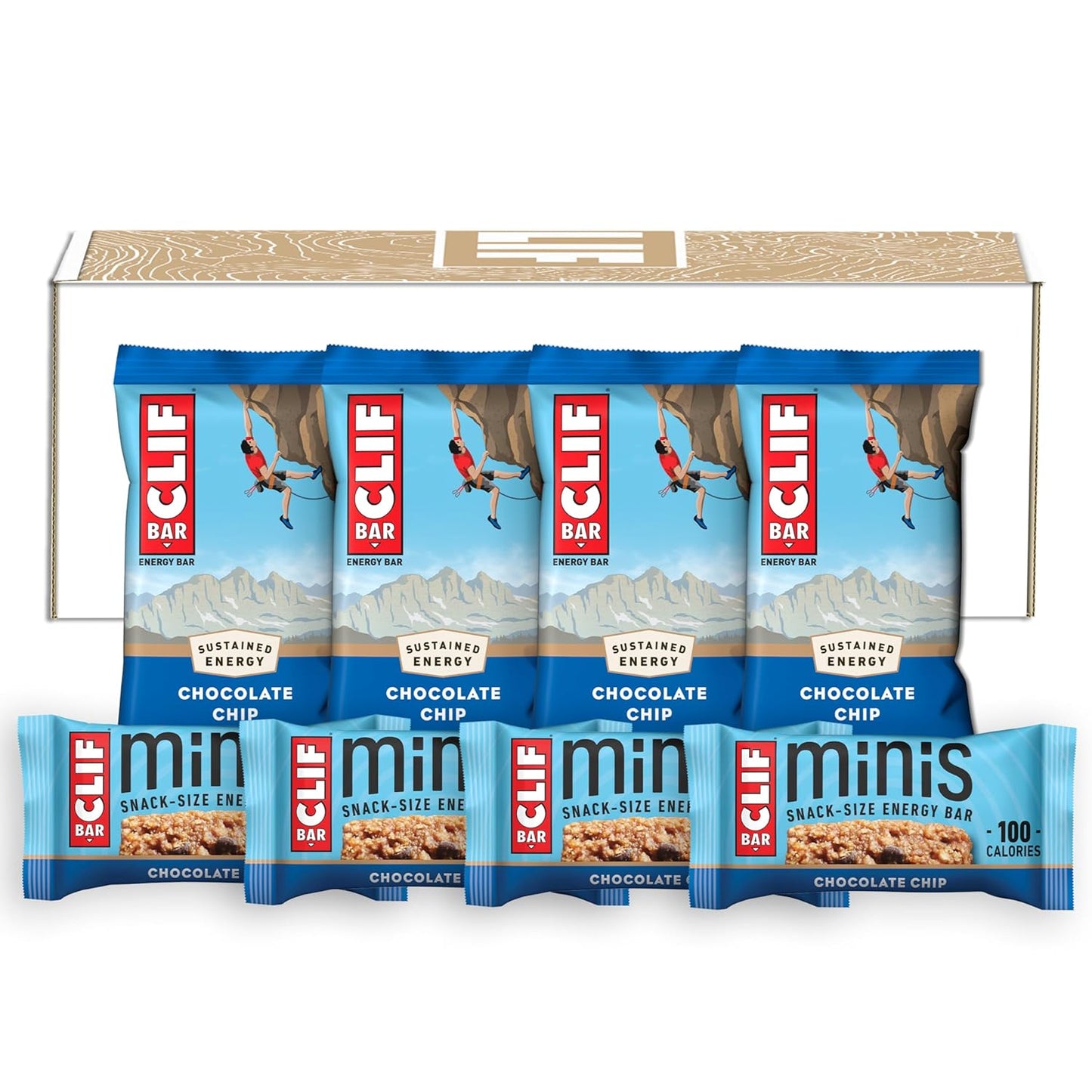 organic-chocolate-chip-clif-bar-energy-bars---full-size-mini---non-gmo-plant-based---20-count---24-oz-099-oz-1