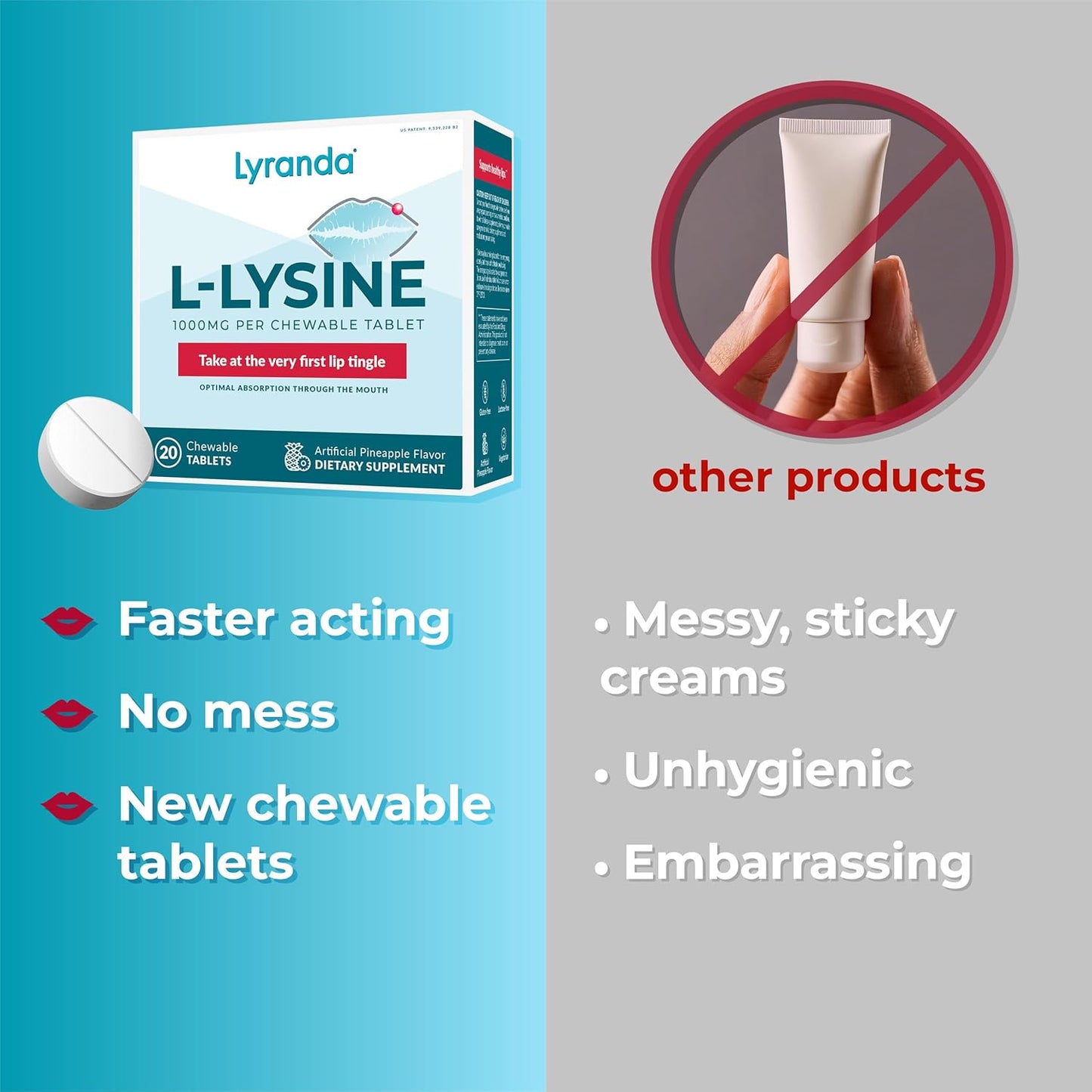 1000mg-lyranda-chewable-l-lysine-tablets-for-cold-sores-treatment---quick-absorption-and-improved-cleanliness-5