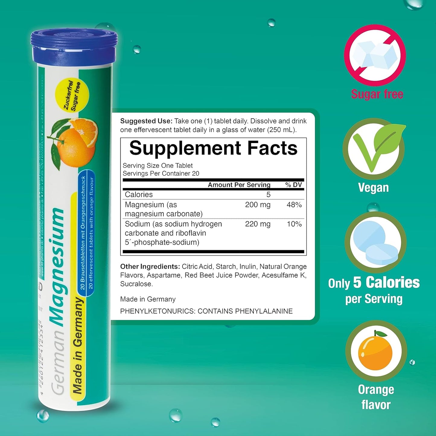 german-magnesium-oxide-effervescent-tablets-orange-flavor-200mg-magnesium-per-serving-sugar-free-vegan-td-pharma-3