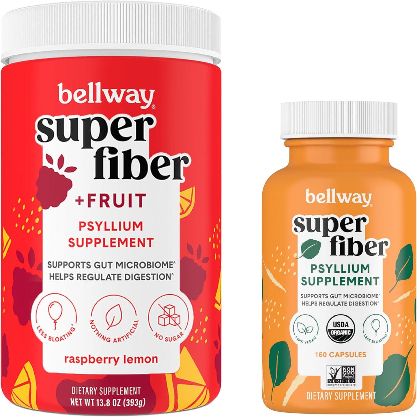 bellway-super-fiber-powder-with-raspberry-lemon-capsules---natural-fiber-supplement-for-digestive-health-and-weight-management-1