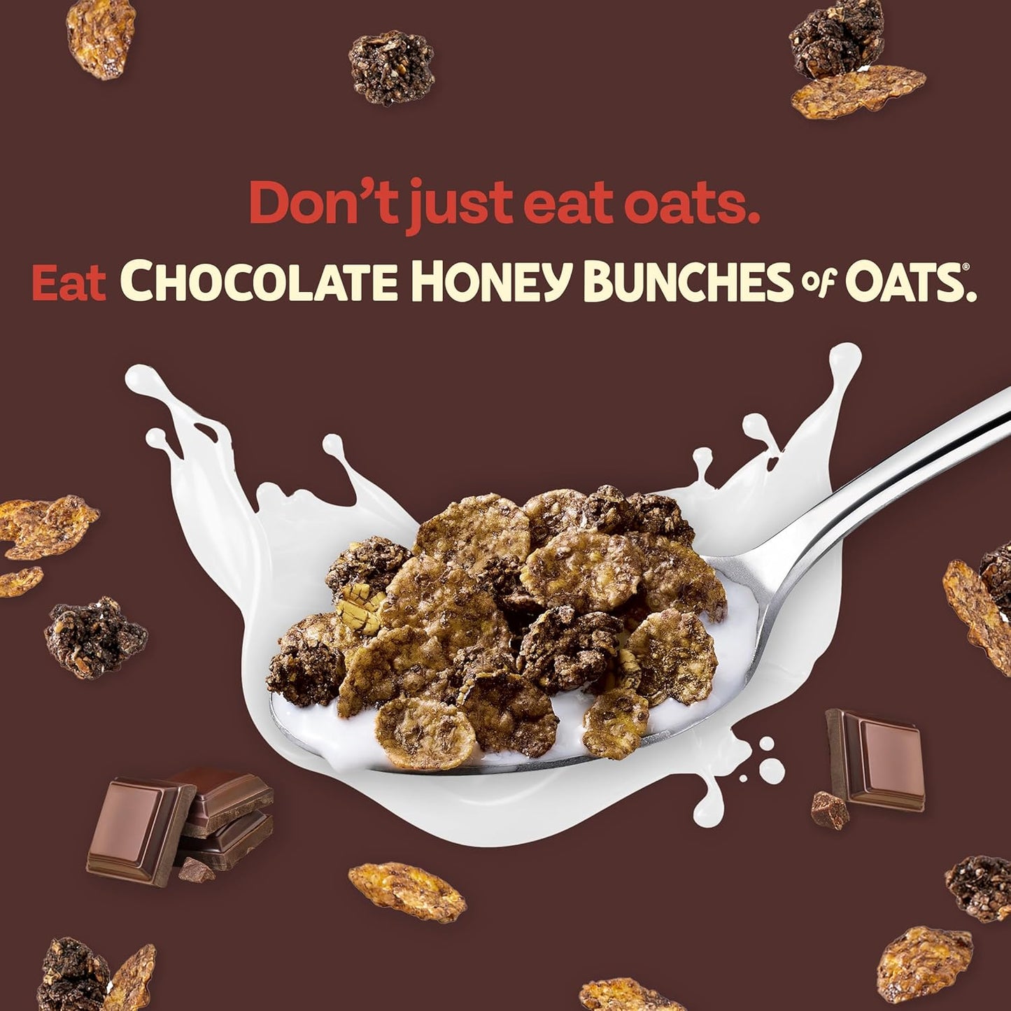 Whole Grain Chocolate Honey Bunches of Oats Cereal - 12oz Box - Espot.com.au
