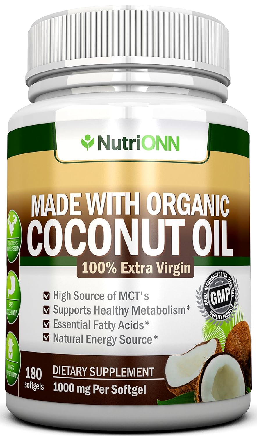 organic-coconut-oil-capsules---180-softgels-4000-mg-daily-cold-pressed-extra-virgin-usda-certified-for-hair-skin-acne---nutrionn-1