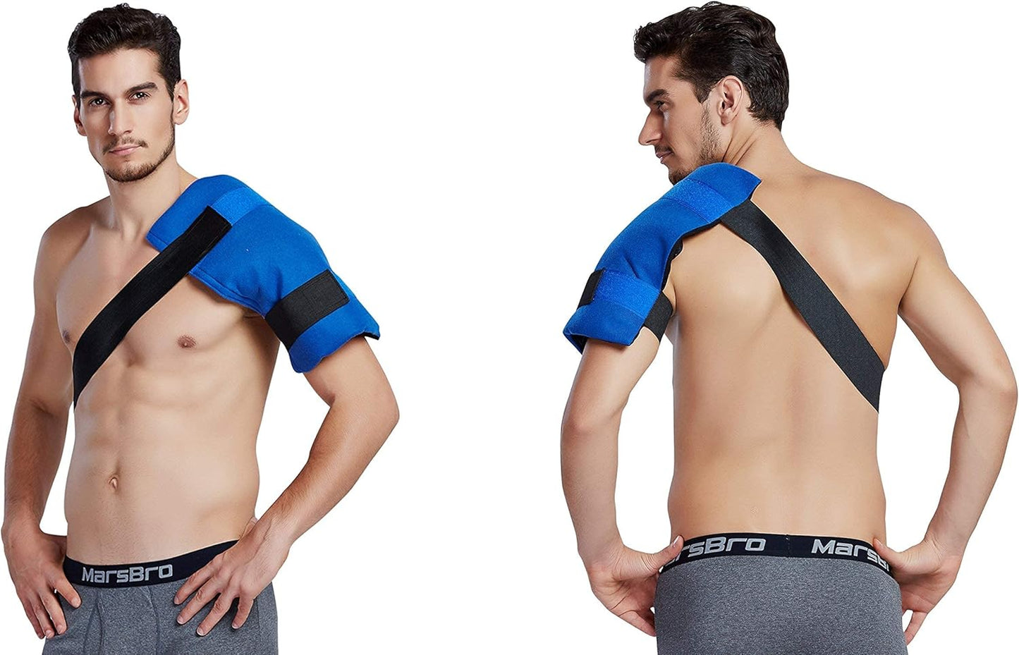 large-flexible-gel-ice-pack-wrap-with-straps-for-hot-cold-therapy---pain-relief-for-shoulder-back-hip-knee-shin-splint-injuries---reusable-11-x-14-5