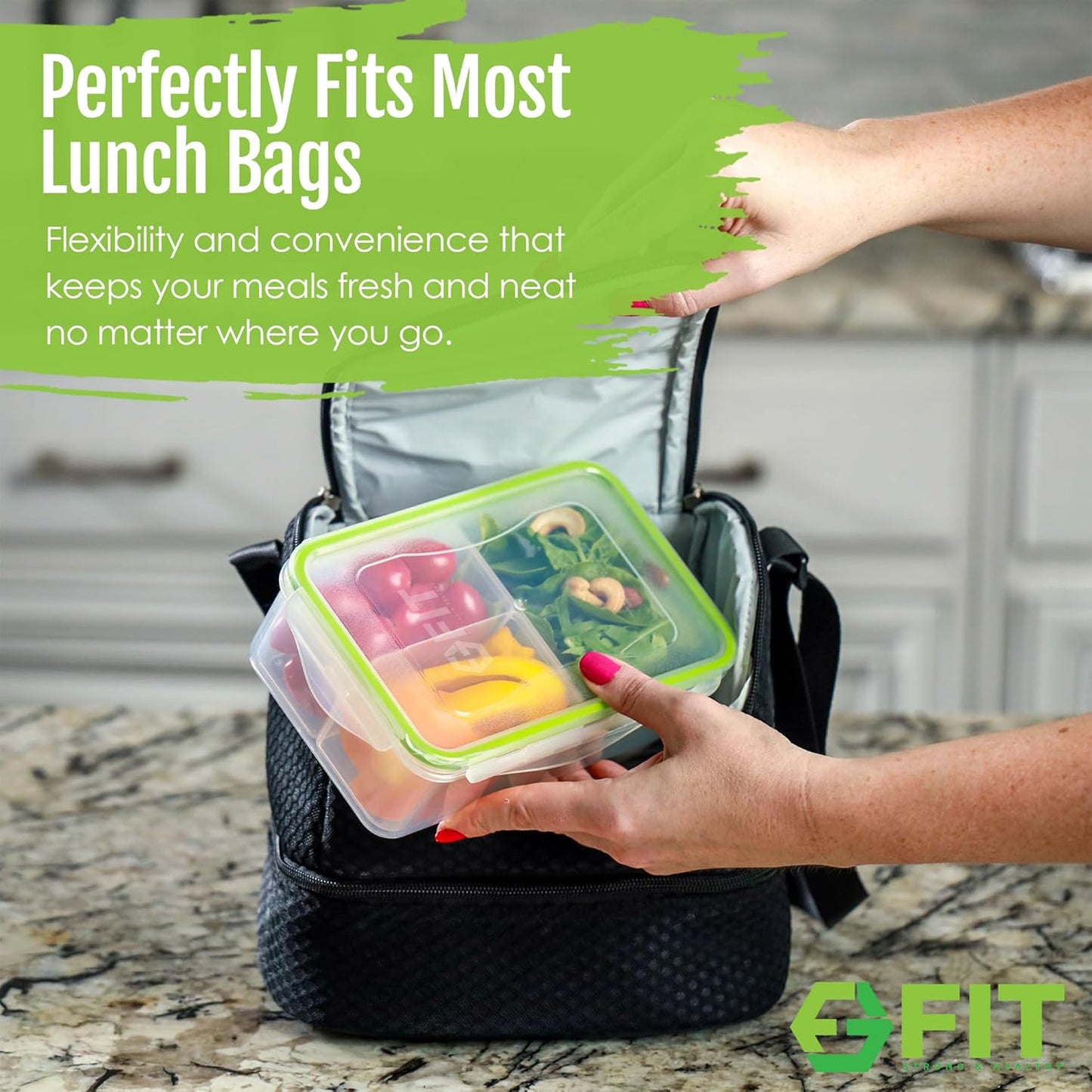 bundle-of-7-glass-meal-prep-containers-with-compartments---microwave-freezer-dishwasher-safe---fit-strong-healthy-bento-box-kit-7