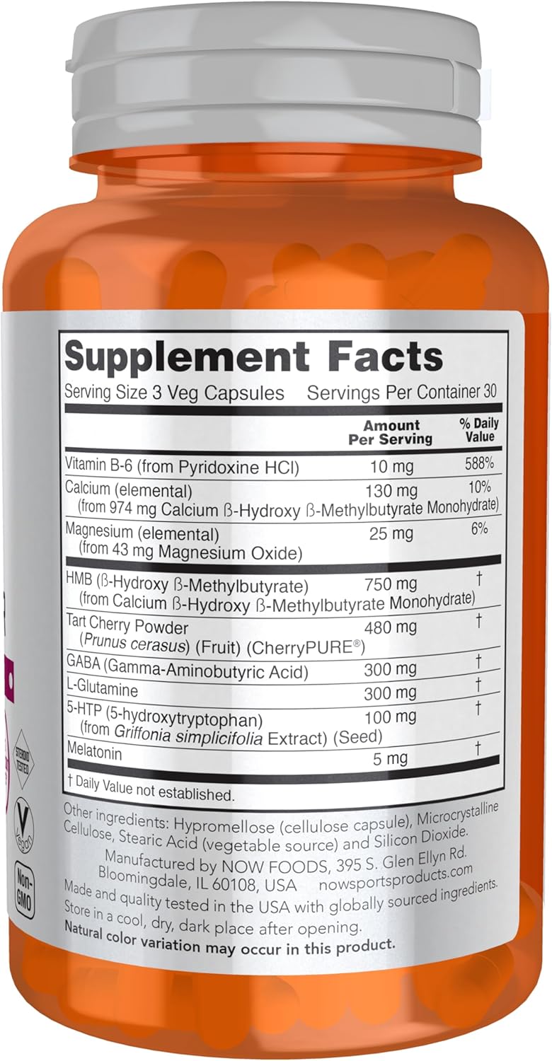 now-sports-nutrition-rr-rest-and-repair-capsules---recovery-and-sleep-support-for-lean-mass-preservation-and-reduced-soreness---vegan-and-non-gmo---90-capsules-2