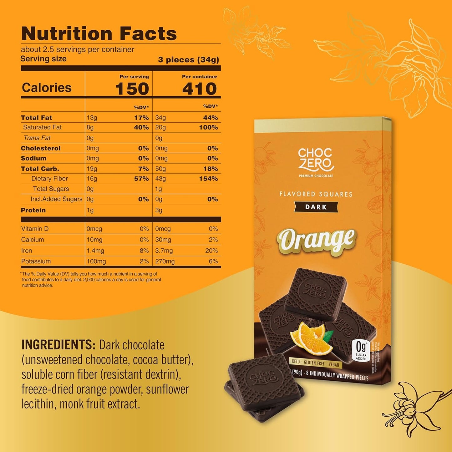 choczero-dark-chocolate-orange-squares---vegan-sugar-free-gluten-free-low-carb---32oz-x-4-pack-2