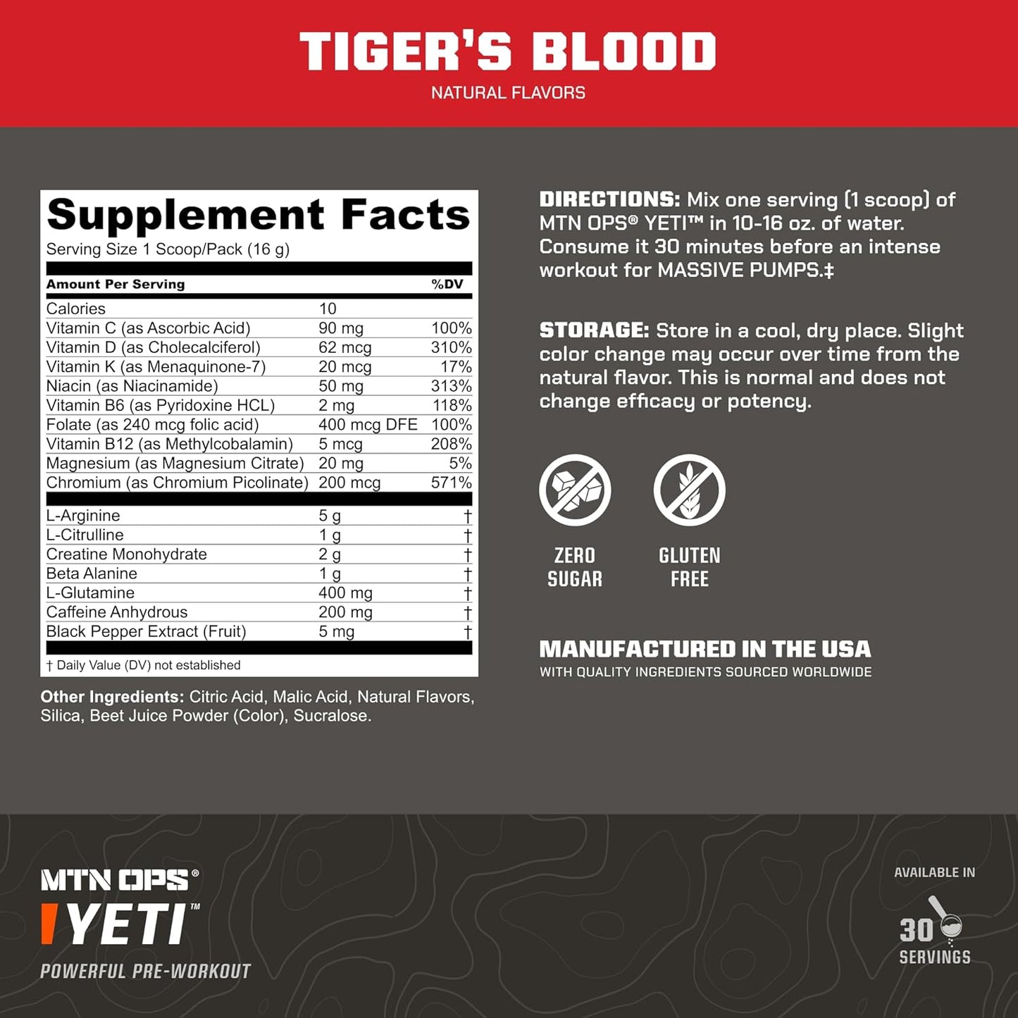 mtn-ops-yeti-pre-workout-powder-energy-drink---tigers-blood-flavor-30-servings-200mg-caffeine-creatine-bcaas-beta-alanine-2