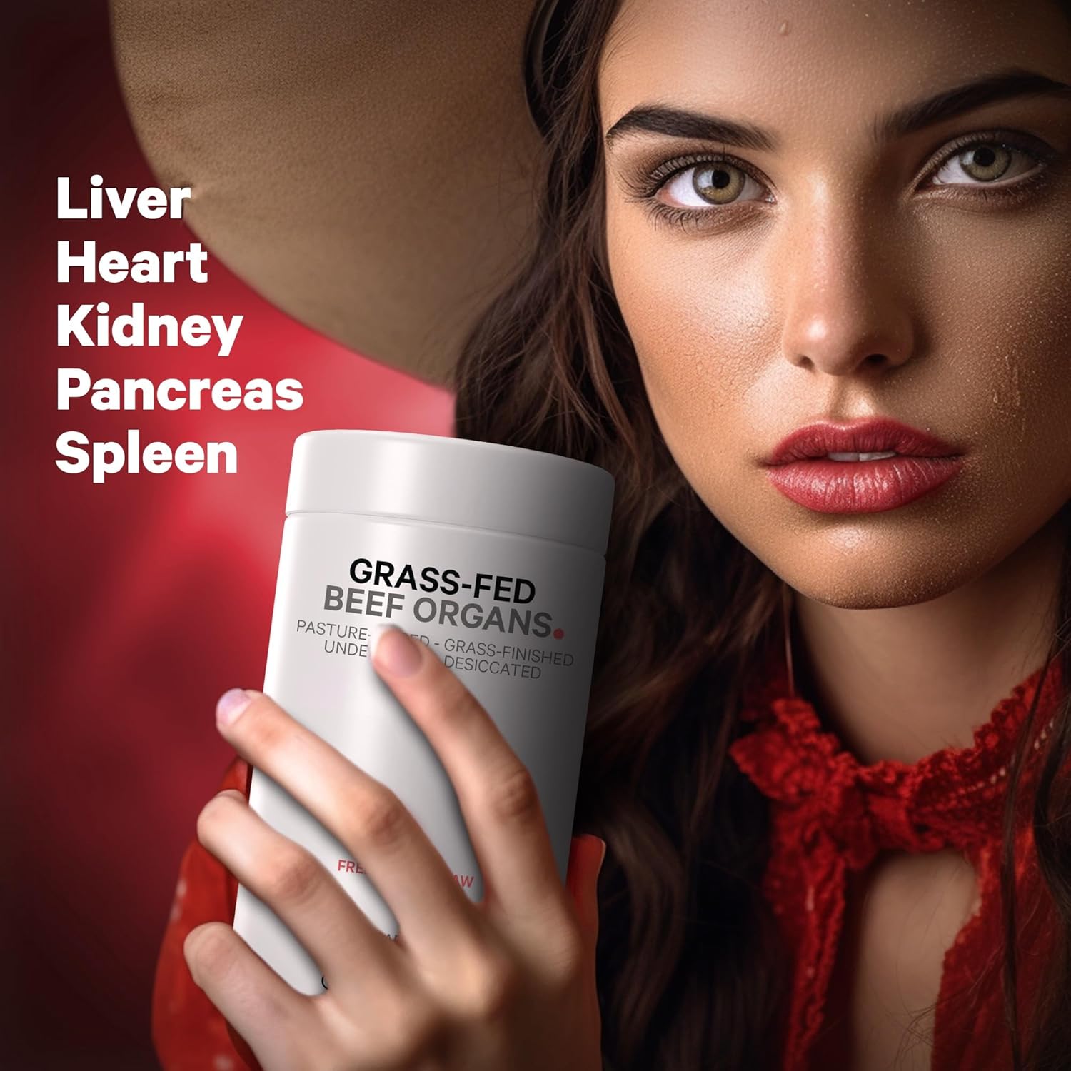 grass-fed-beef-organs-supplement-with-glandulars---freeze-dried-bovine-pills-for-liver-heart-kidney-pancreas-spleen---non-gmo-vitamins---180-capsules-4