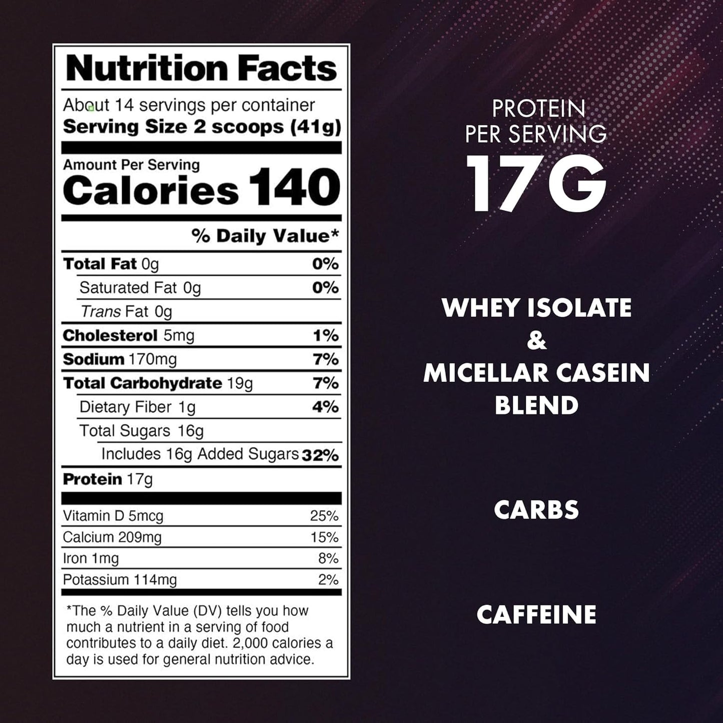chocolate-whey-micellar-casein-protein-powder-blend-with-carbohydrates-caffeine-for-rapid-recovery---all-natural-ingredients-muscle-repair-glycogen-restoration---14-servings-4
