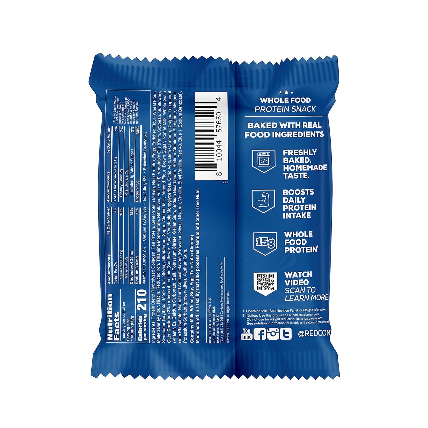 redcon1-mre-muffin---15g-protein-whole-food-snack-wild-blueberry-flavor---boost-energy-muscle-fuel---easy-to-digest-no-whey-12-pack-2