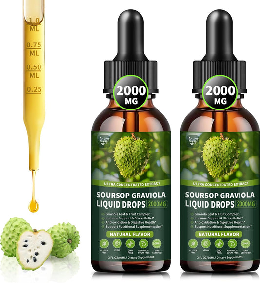 soursop-graviola-liquid-drops-2000mg-2-pack-for-cell-support-immune-boost---herbal-goodness-98-absorption-liver-health---natural-flavor-4-fl-oz-1