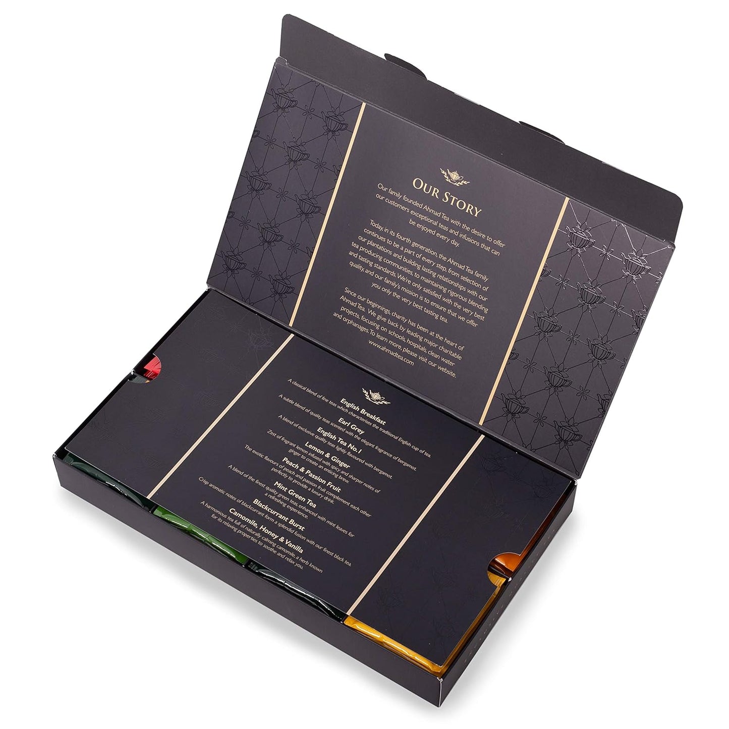 ahmad-tea-masters-selection-gray-gift-box---variety-of-8-black-green-and-herbal-teas---48-teabags---caffeinated-decaffeinated-sugar-free-4