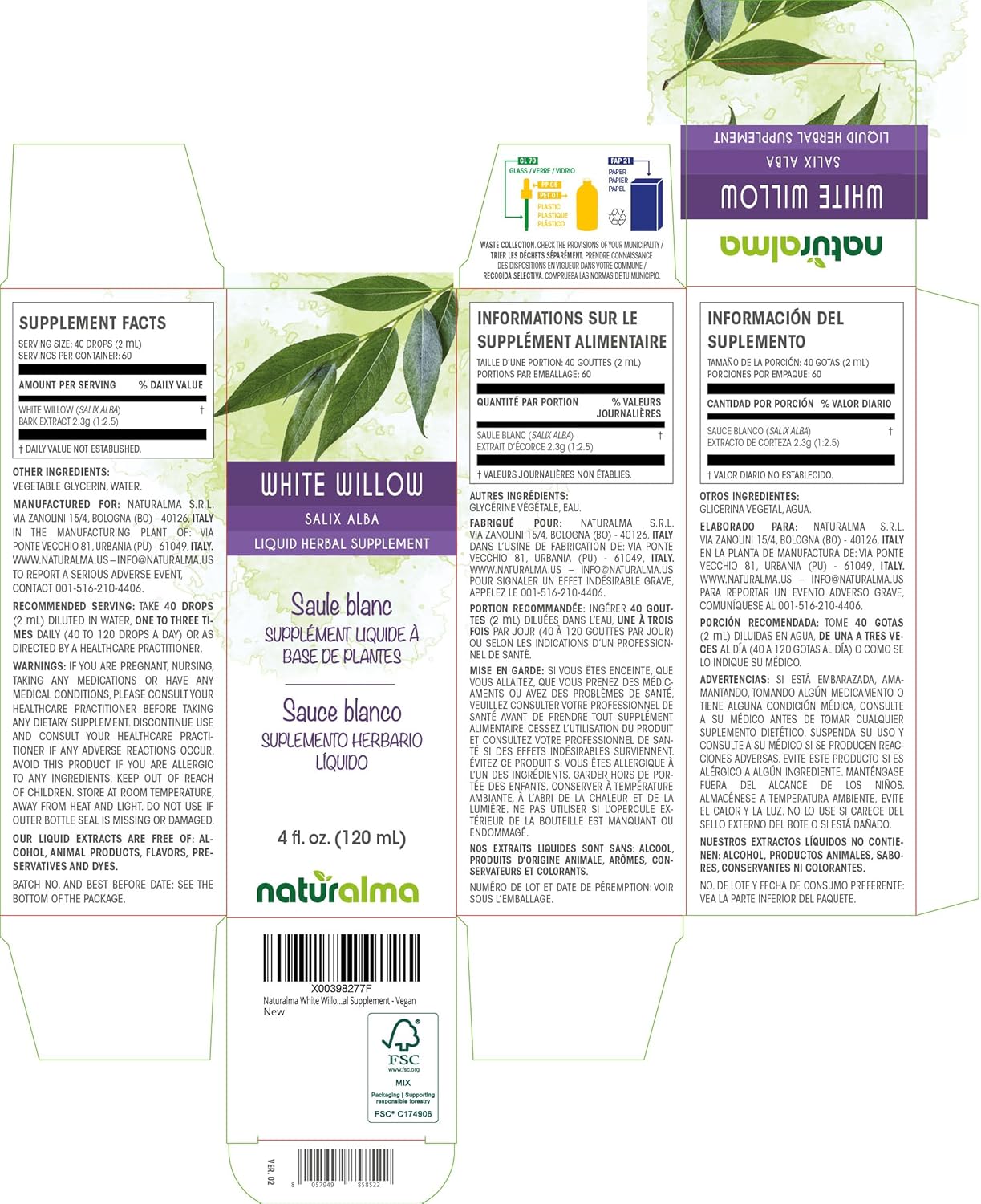 alcohol-free-white-willow-bark-tincture---4-fl-oz-liquid-extract-drops---herbal-supplement---vegan-friendly-2