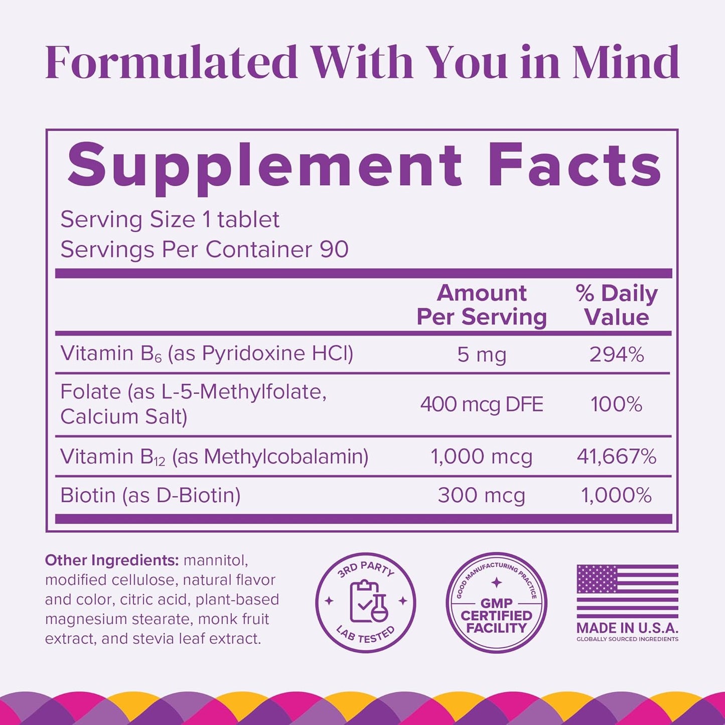 barimelts-vitamin-b12-plus-90-tablets---3-month-supply---sugar-free-bariatric-vitamins-for-women---includes-b12-b6-folate-biotin---natural-cherry-flavor-6