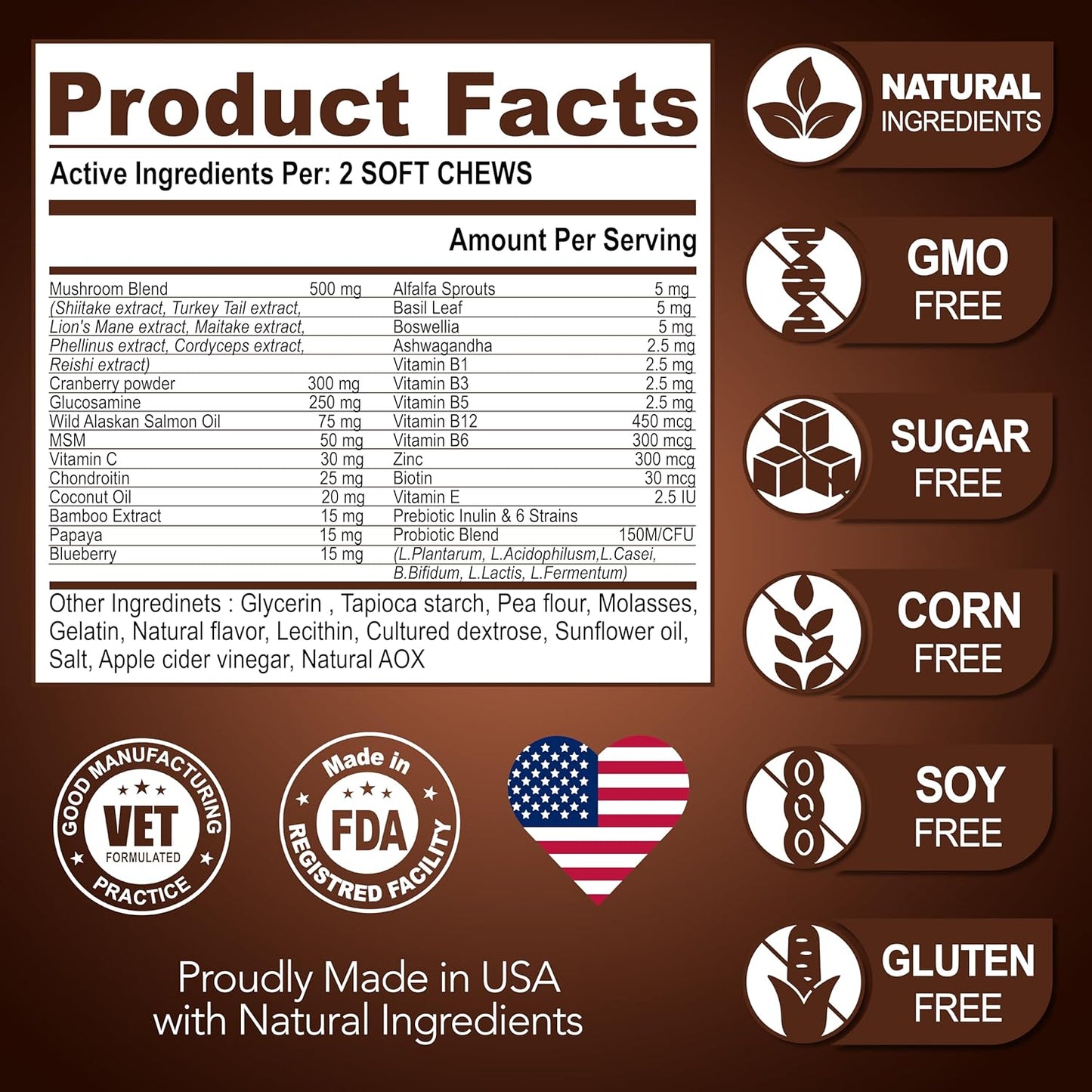 turkey-tail-lions-mane-reishi-mushroom-supplement-for-dogs---170-chews---immunity-joint-health-support---made-in-usa-6
