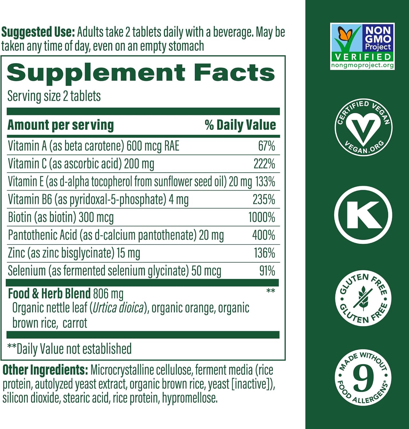 vegan-hair-skin-and-nails-vitamins-with-biotin-vitamin-a-c-e-and-zinc---supports-men-and-women---non-gmo---60-tablets-30-servings-2