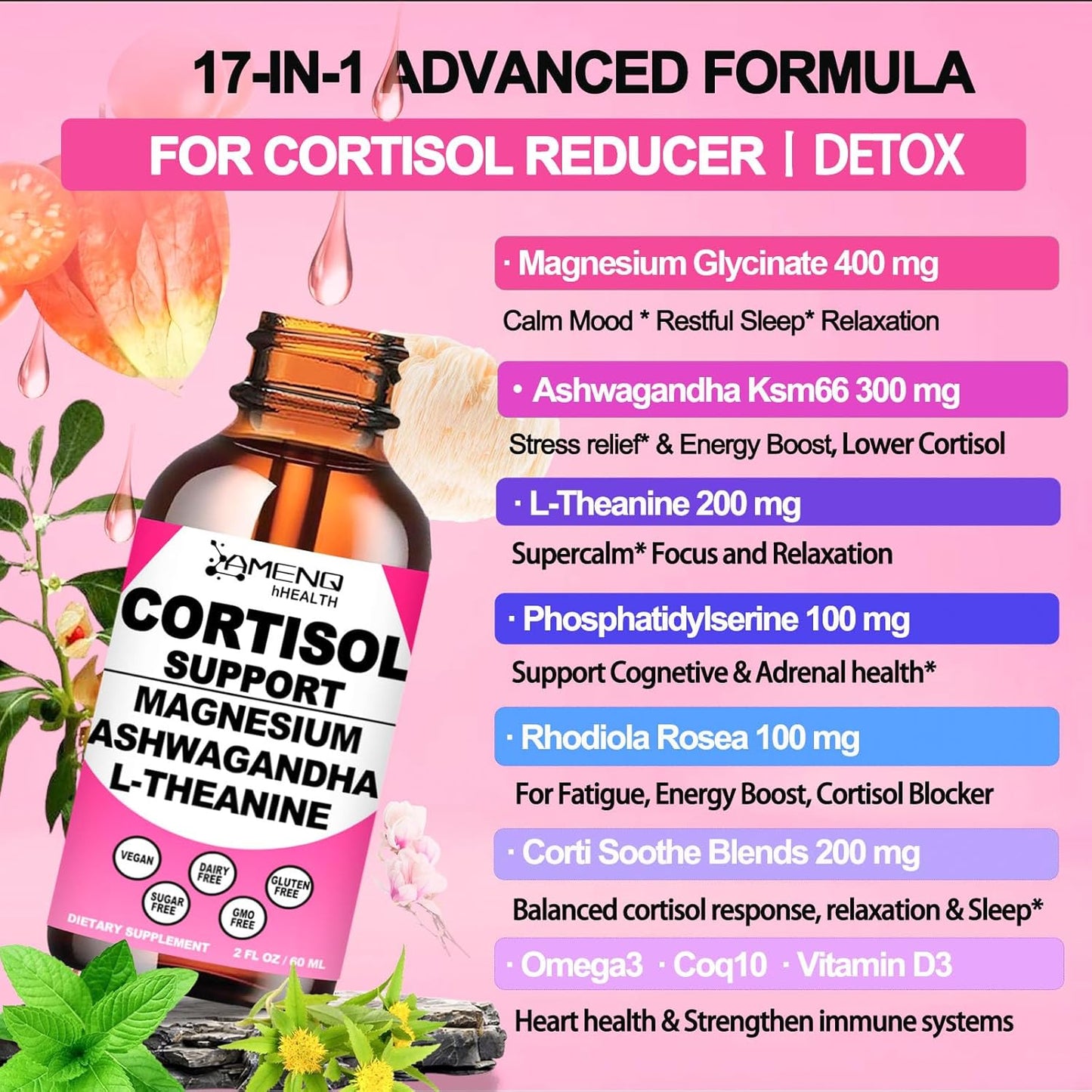 2-pack-amenq-health-liquid-cortisol-supplement-drops---17-in-1-reducer-with-ksm-66-ashwagandha-theanine-rhodiola-rosea-magnesium-phosphatidylserine---hormone-balance-and-stress-relief-for-women-2