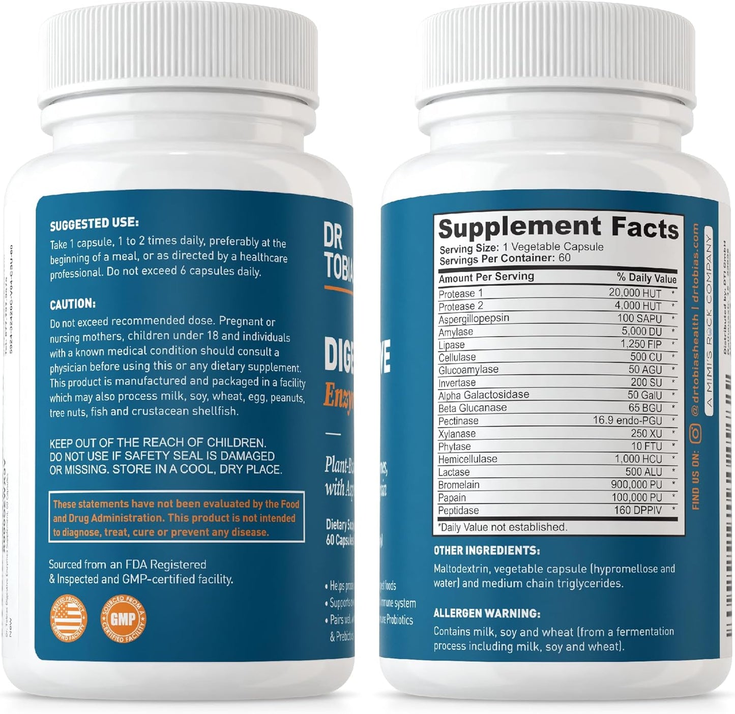digestive-enzymes-supplement-with-18-enzymes-for-digestion-gut-health---amylase-bromelain-lipase-lactase-protease-papain-more---60-capsules-30-servings-6