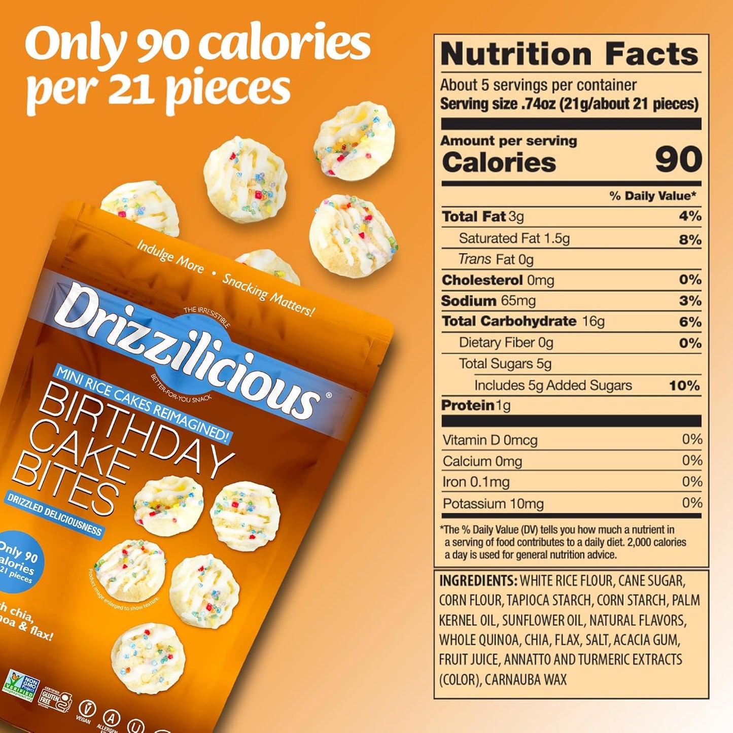 birthday-cake-flavored-drizzilicious-mini-rice-cakes---healthy-vegan-snack-gluten-free-allergen-free-low-calorie---4oz-pack-of-6-4