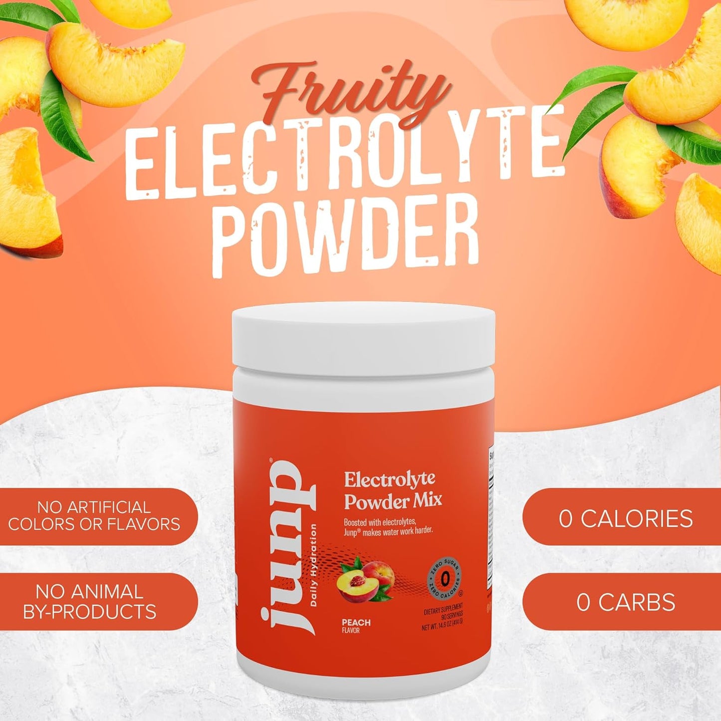orchard-fresh-juicy-peach-keto-electrolyte-drink-mix---sugar-free-powder-with-potassium-salt-for-hydration-zero-calorie-no-carbs---90-servings-4