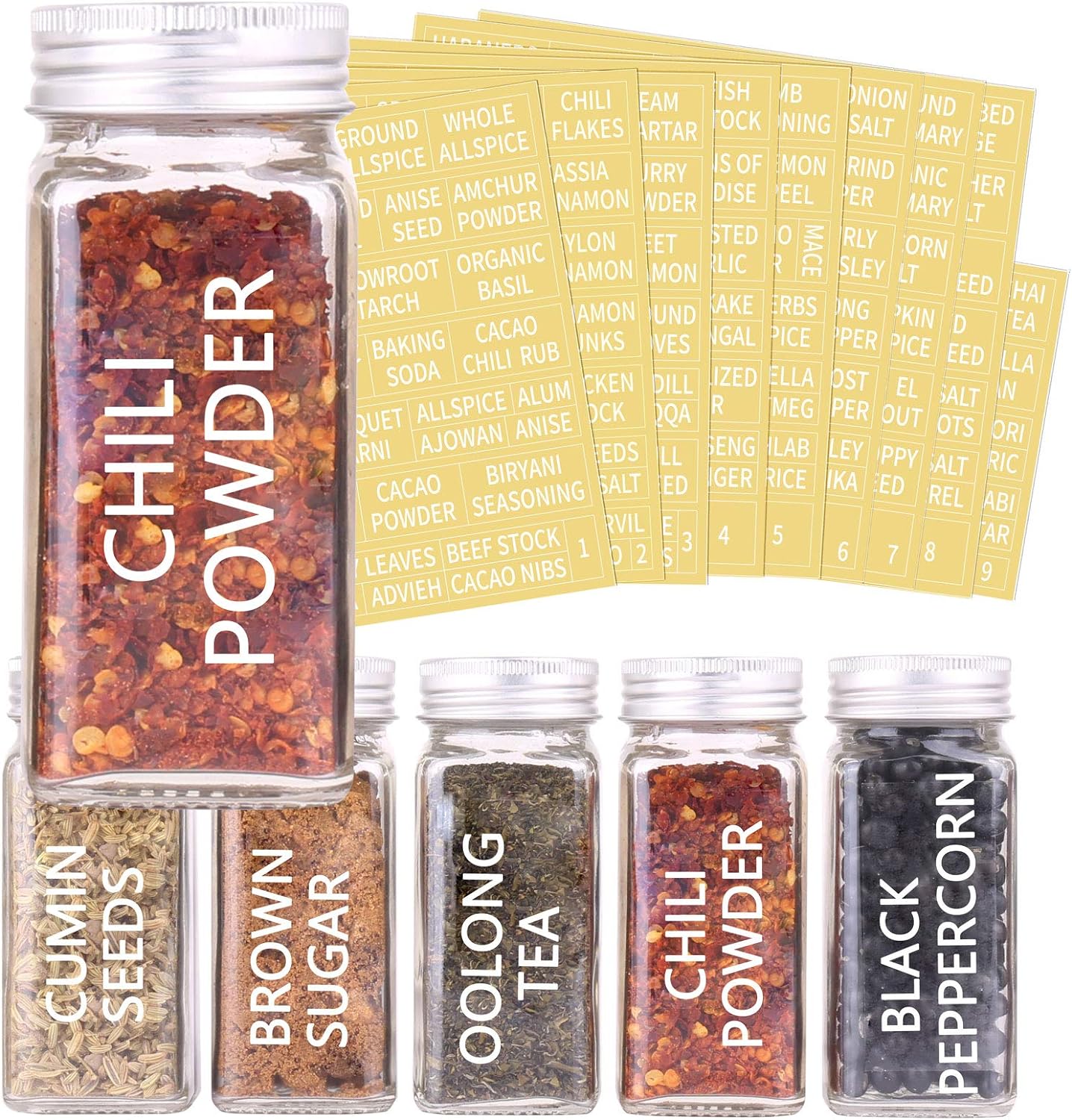 66-glass-spice-jars-set-with-labels-chalk-marker-and-funnel---square-4oz-airtight-containers-with-poursift-shaker-lid-3