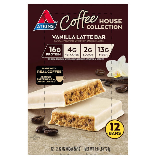 atkins-coffee-house-collection-vanilla-latte-bars---high-protein-low-sugar-low-net-carbs---12-count-pack-with-13g-fiber-1