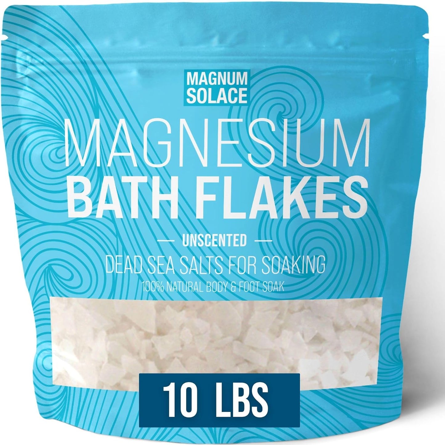 Pure Unscented Magnum Solace Magnesium Bath Flakes and Cream - Ultimate Relaxation and Recovery - Espot.com.au