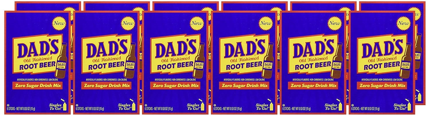 dads-old-fashioned-root-beer-sugar-free-drink-mix---72-sticks-6-sticks-per-box-12-boxes---singles-to-go-6