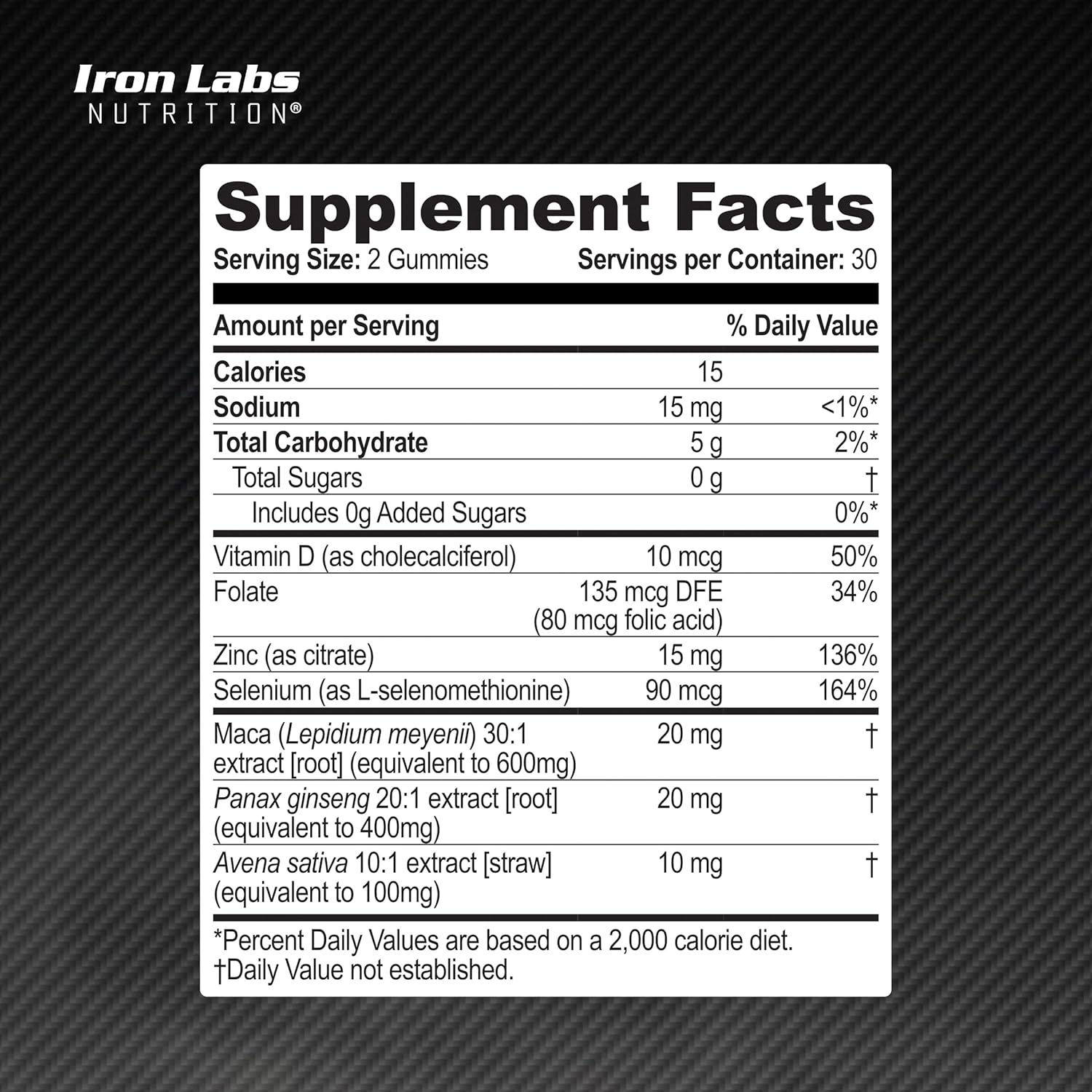 iron-labs-nutrition-testo-gummies---high-strength-mens-booster-60-gummies---mixed-berry-flavored-supplement-with-maca-ginseng-zinc-selenium---sugar-free-vegan-friendly-3