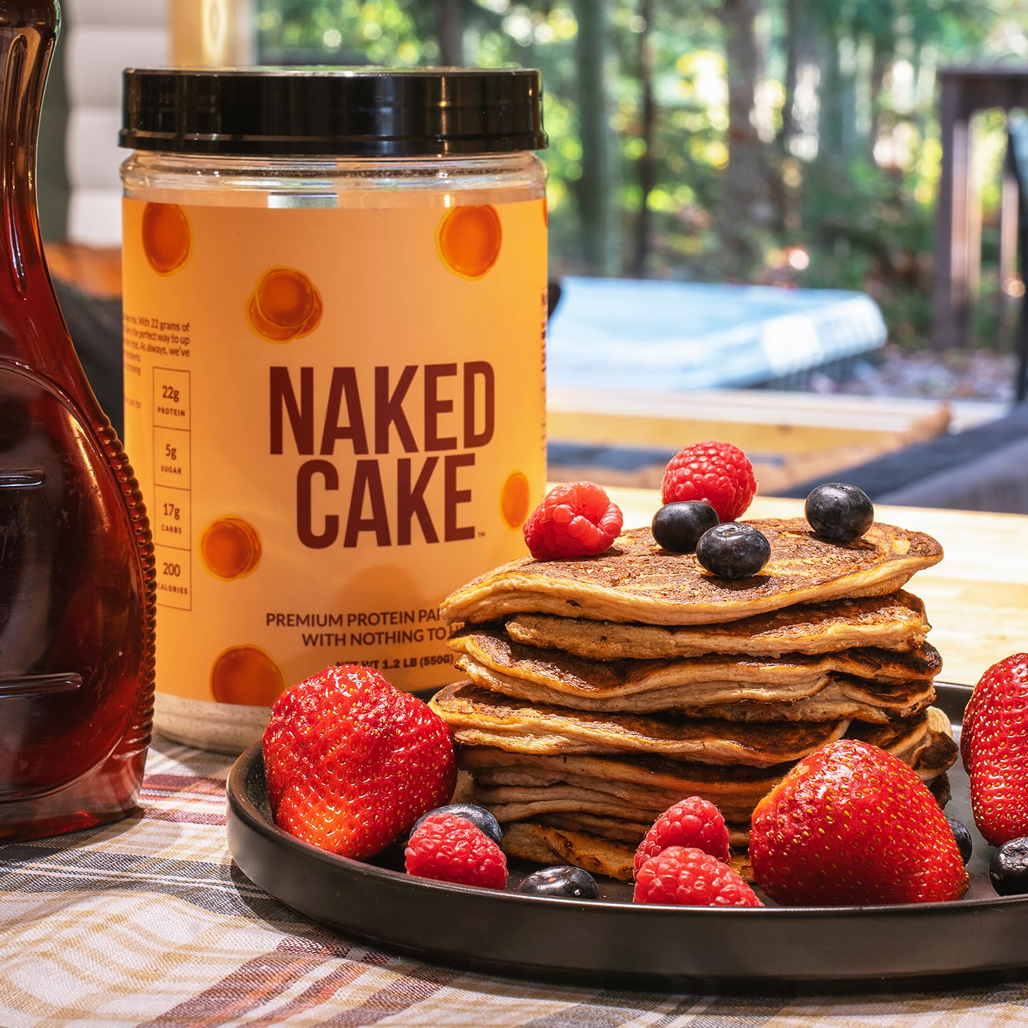 naked-nutrition-high-protein-pancake-waffle-mix---buttermilk-flavor-22g-protein-per-serving-gluten-free-non-gmo---12-lb-5