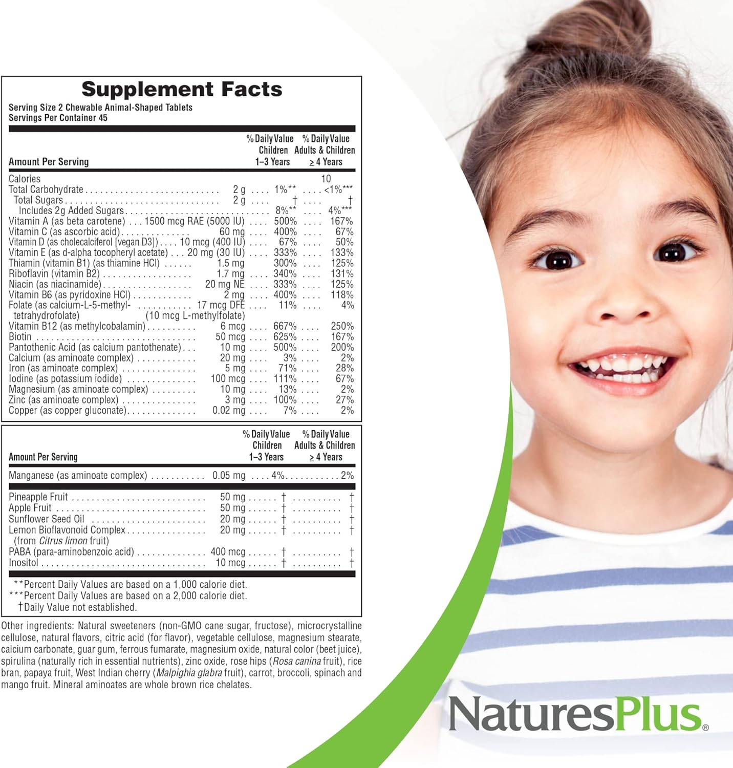natures-plus-animal-parade-cherry-multivitamin-childrens-chewables---90-animal-shaped-tablets---promotes-health-well-being---vegetarian-gluten-free---45-servings-5