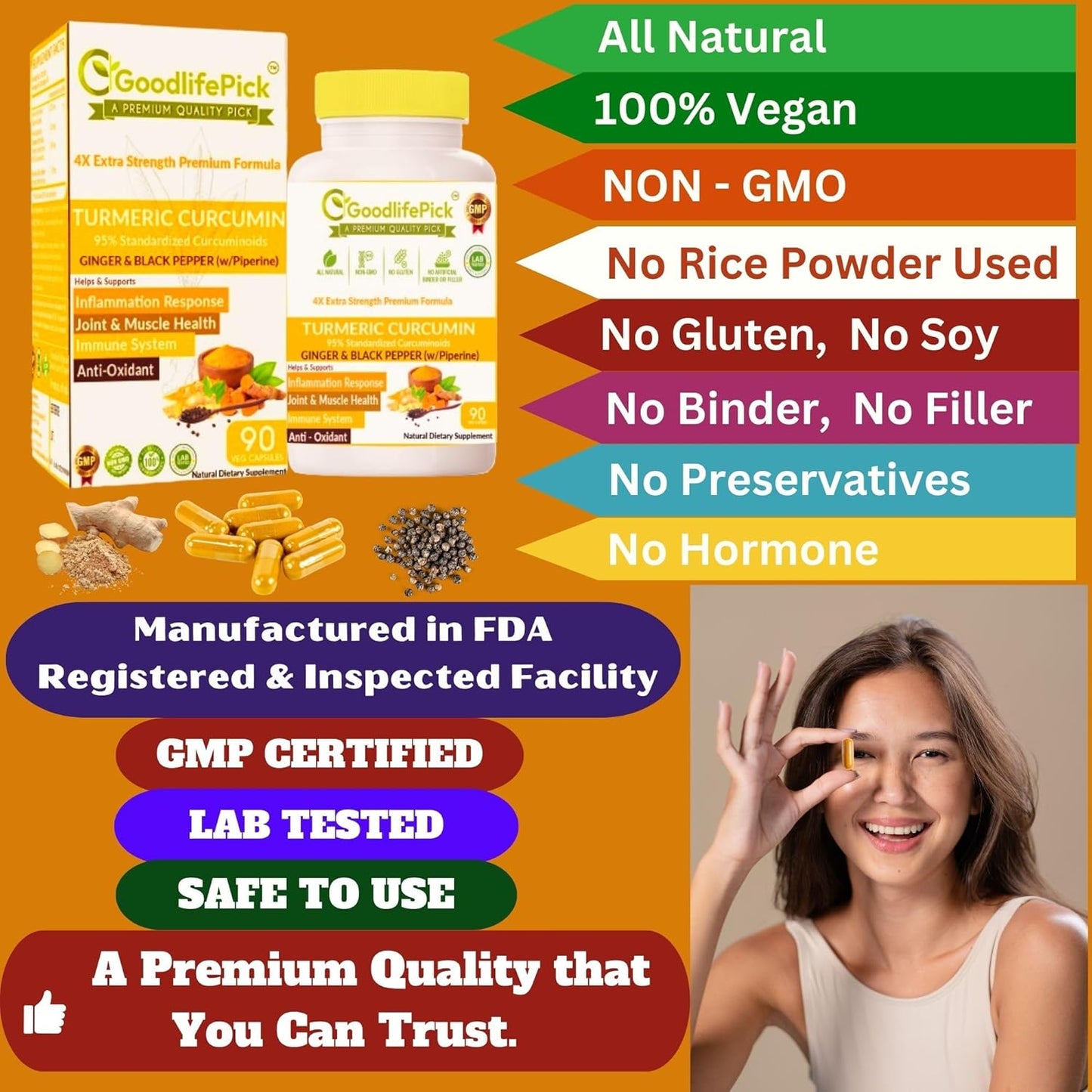 premium-turmeric-curcumin-with-ginger-capsules---extra-strength-formula-with-95-curcuminoids-black-pepper---non-gmo-gluten-free---90-ct-6
