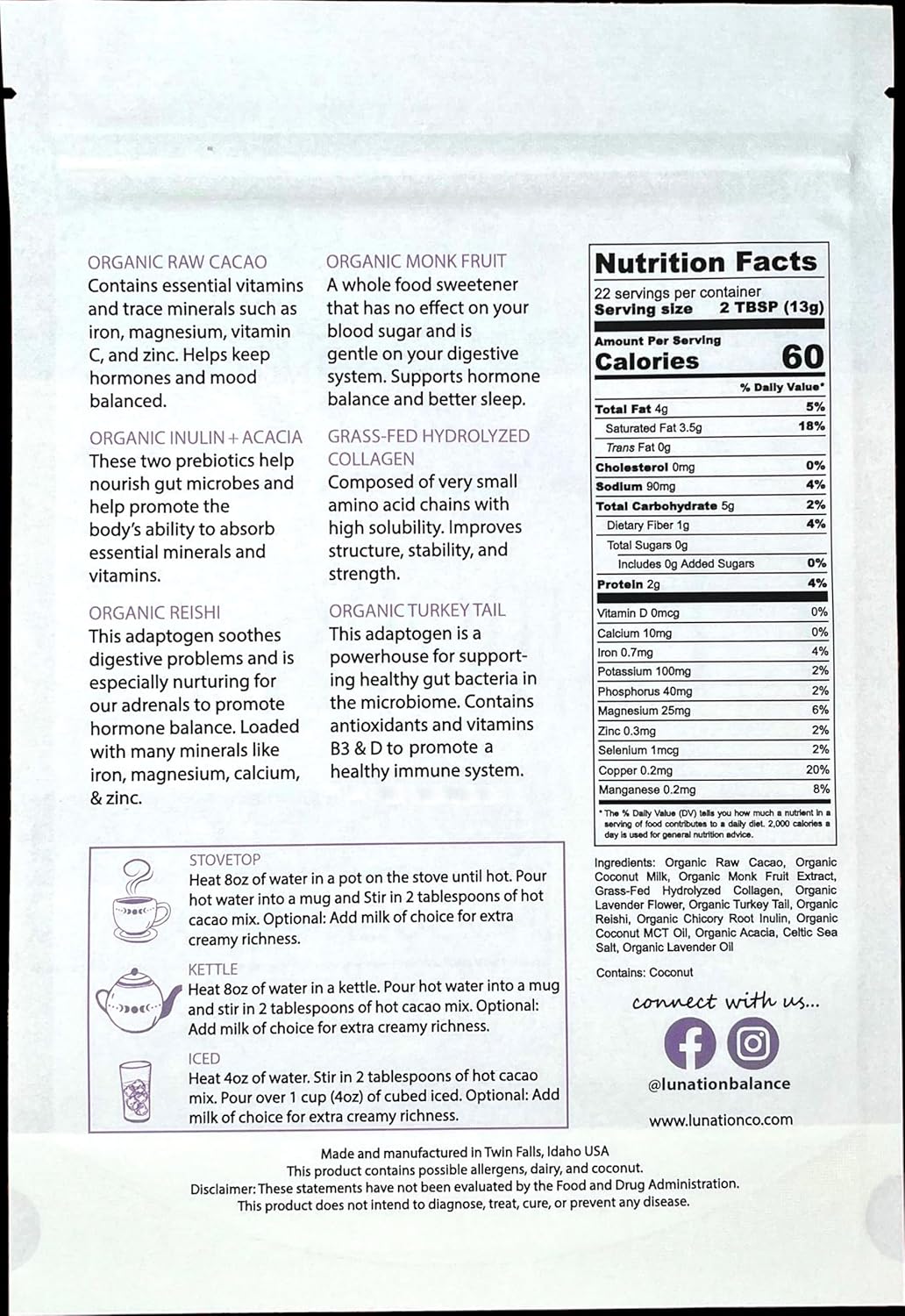 organic-cacao-powder-hot-chocolate-with-adaptogens-for-female-cycle-syncing---reishi-turkey-tail-mushrooms---10-oz-lavender-flavor-5