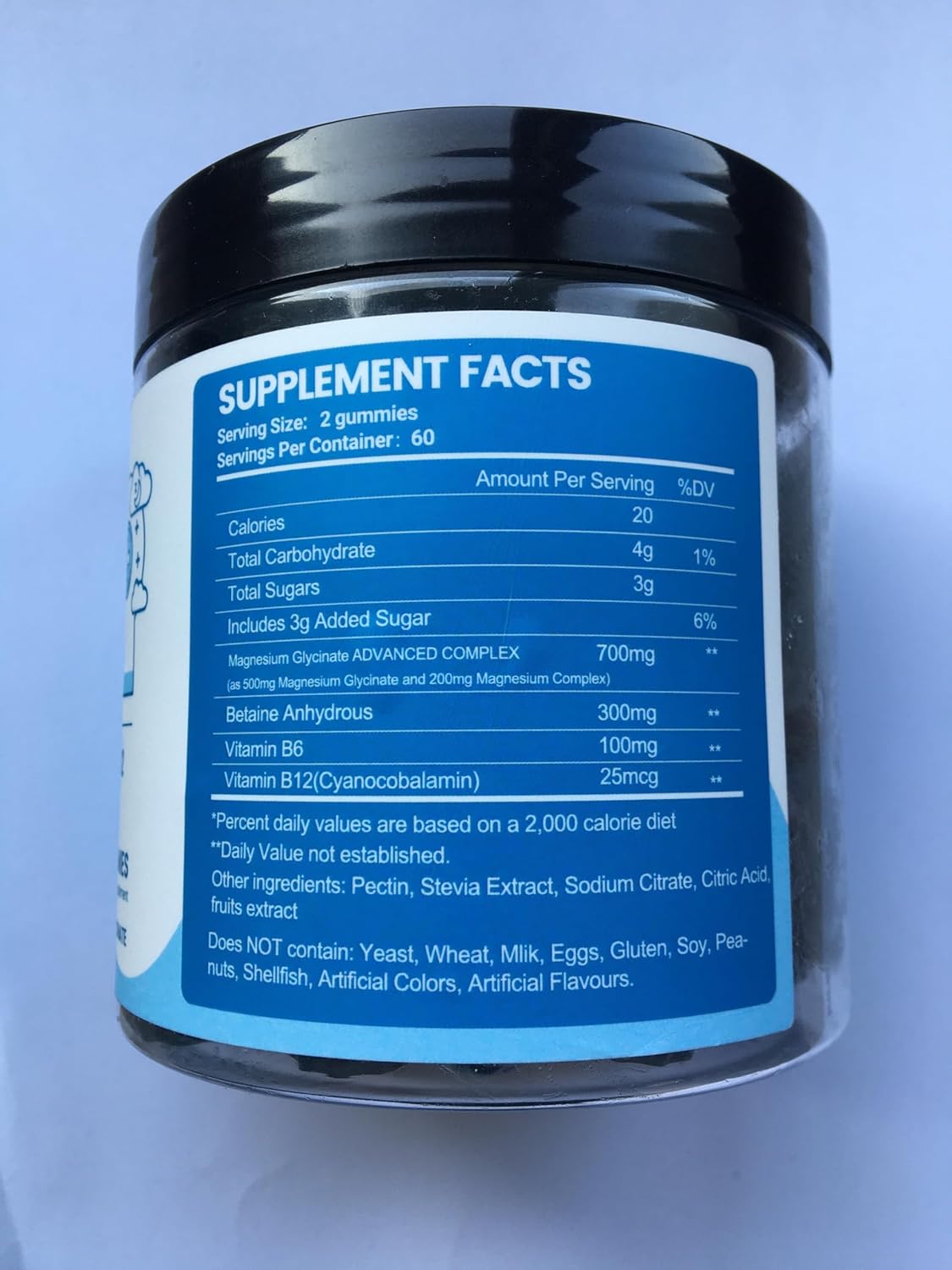 High Absorption Magnesium Glycinate Gummies - Chewable Supplement for Calm, Sleep, Muscle Relief - 120 Gummies, 60 Day Supply - Adults & Kids - Espot.com.au