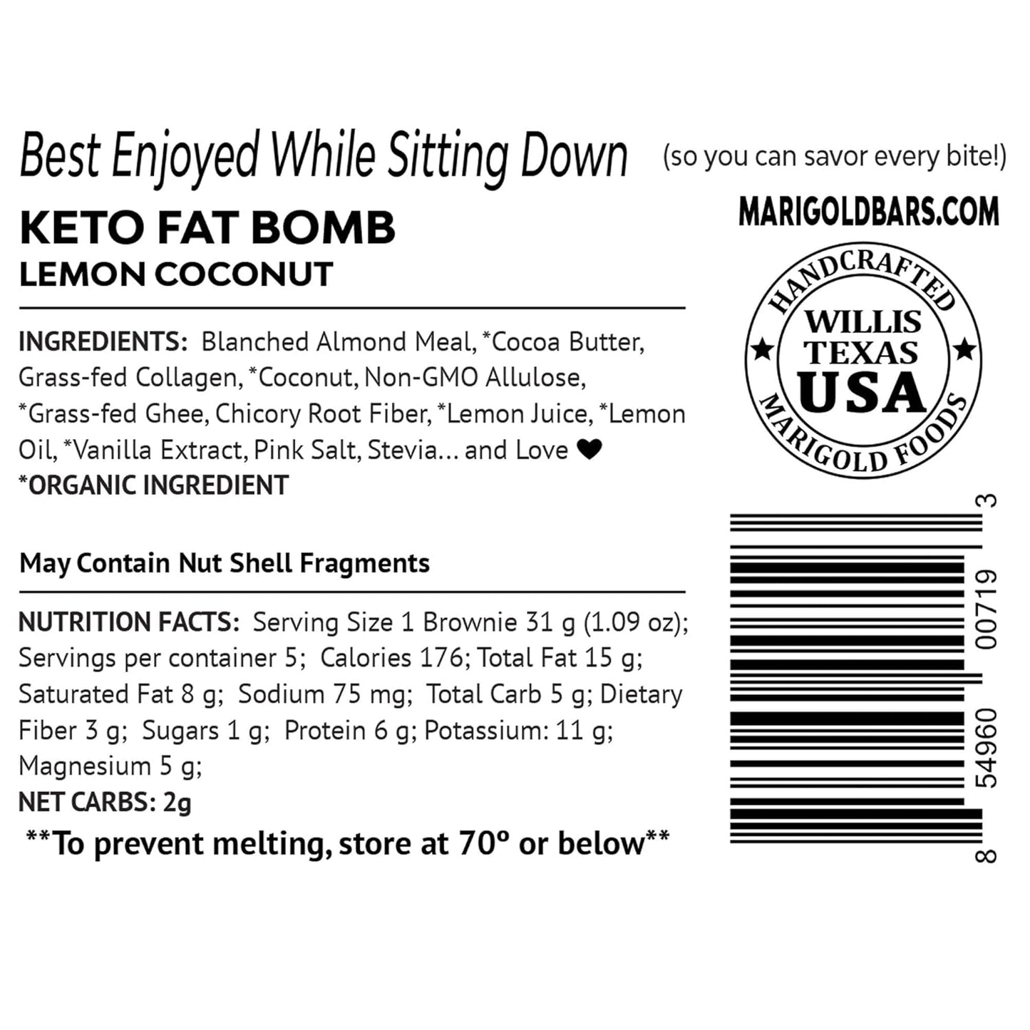 lemon-coconut-keto-fat-bombs-with-grass-fed-ghee-and-collagen---low-carb-gluten-free-non-gmo---5-servings-5