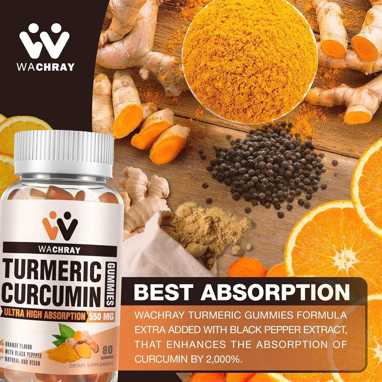 2-pack-turmeric-curcumin-gummies-with-ginger-black-pepper-extract---pain-inflammation-support-for-joints-weight---vegan-organic-tumeric-gummy-supplements-for-adults-kids-3