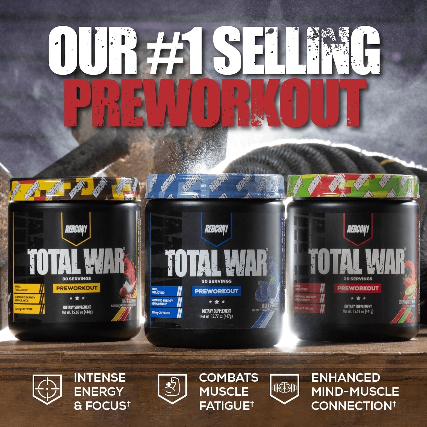 total-war-pre-workout-powder---blue-raspberry-flavor-with-beta-alanine-citrulline-malate---keto-friendly-preworkout-for-men-women---320mg-caffeine---fast-acting---30-servings-2