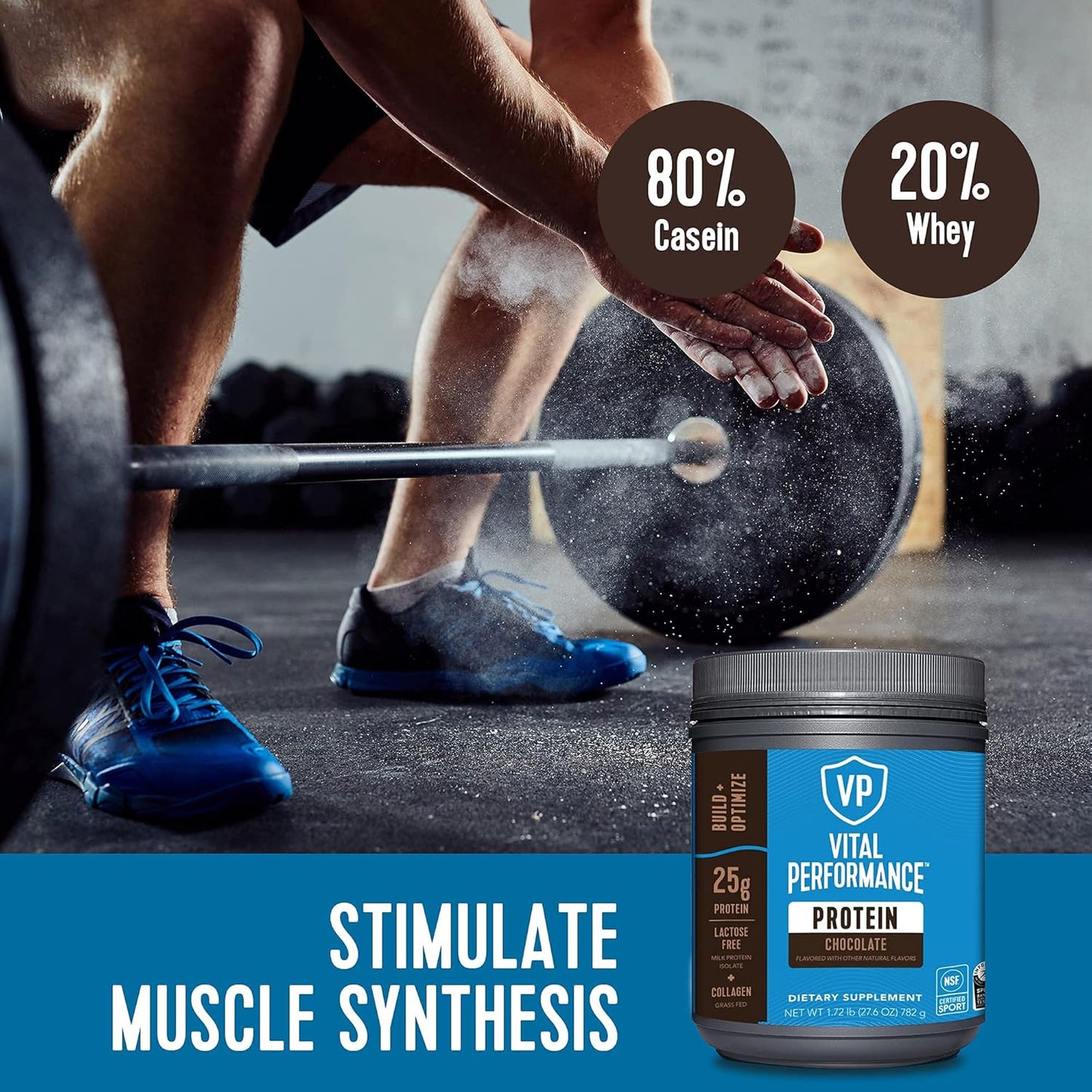 chocolate-performance-powder-with-25g-lactose-free-milk-protein-isolate-grass-fed-collagen-peptides-eaas-bcaas-nsf-certified-gluten-free---172lb-4