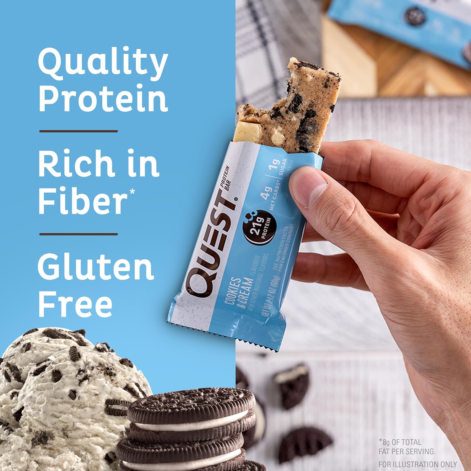 quest-nutrition-cookies-cream-protein-bars---high-protein-low-sugar-keto-friendly-snack---gluten-free-bar-12-pack-3