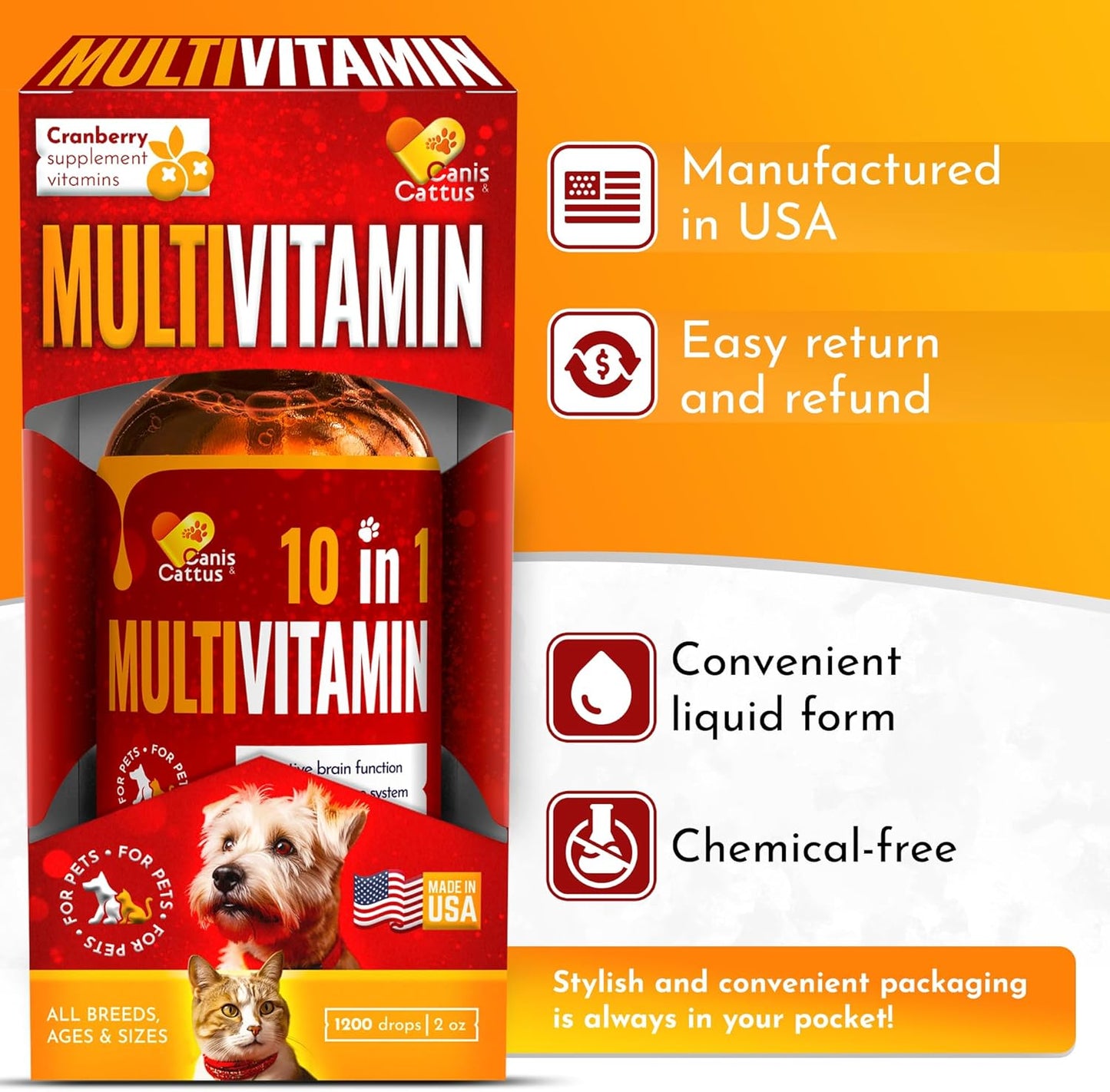 liquid-multivitamin-for-dogs-and-cats-with-glucosamine-cranberry-and-10-in-1-vitamin-complex---supports-hips-joints-skin-coat-allergies-coughs-and-utis---2-oz-bottle-4