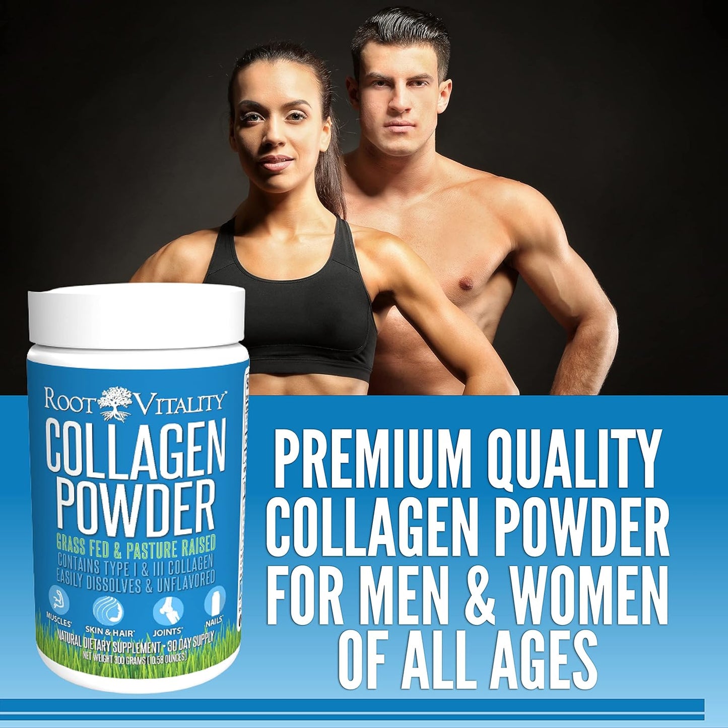 grass-fed-collagen-peptides-powder-for-skin-hair-nails---hydrolyzed-protein-supplement-non-gmo-zero-sugar---30-servings-for-men-women-6