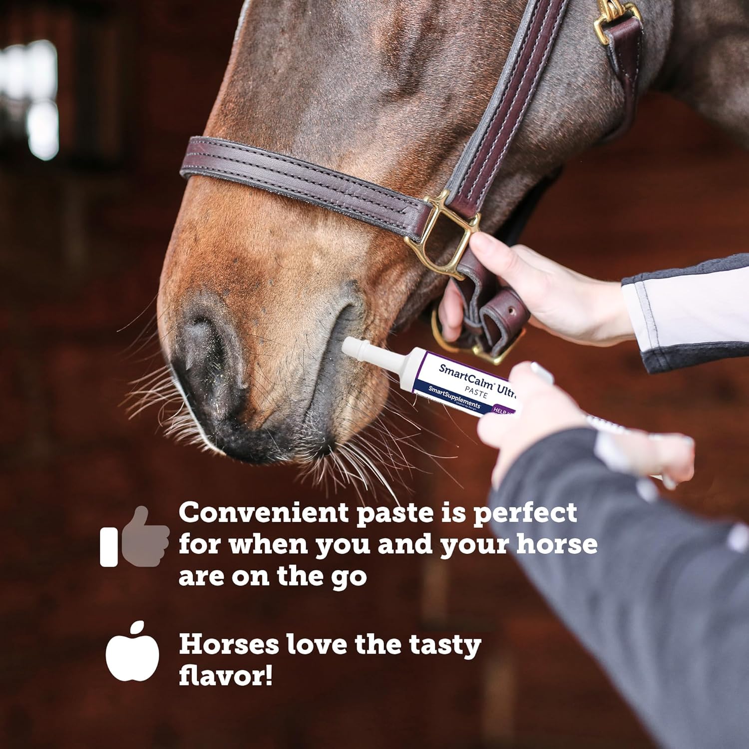 smartpak-smartcalm-ultra-paste-horse-supplements---pack-of-6-tubes-equine-calming-supplement-without-herbs-or-sugar-ideal-for-skittish-horses-3